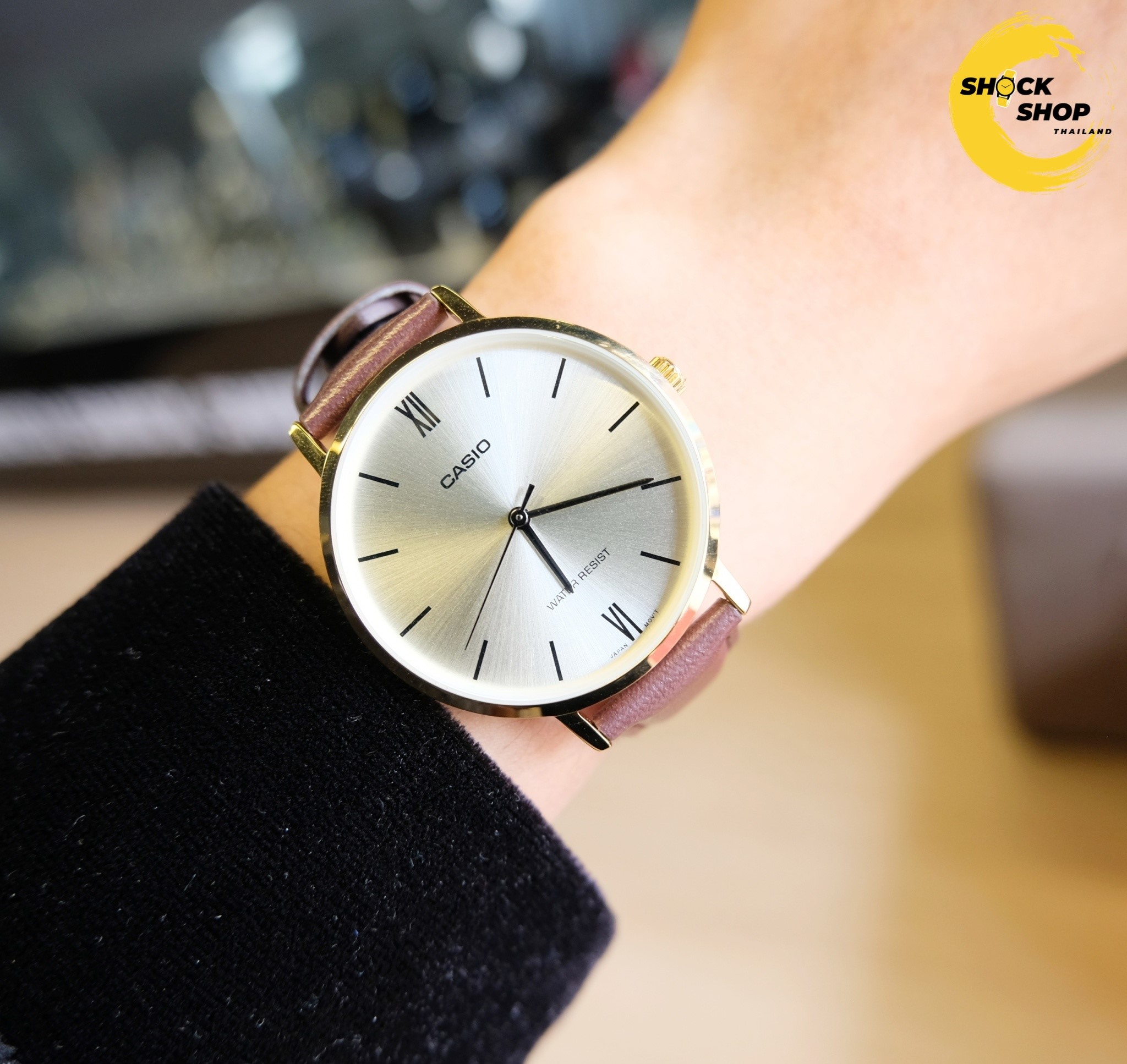 นาฬิกาผู้หญิง Casio รุ่น LTP-VT01GL-9B คาสิโอ