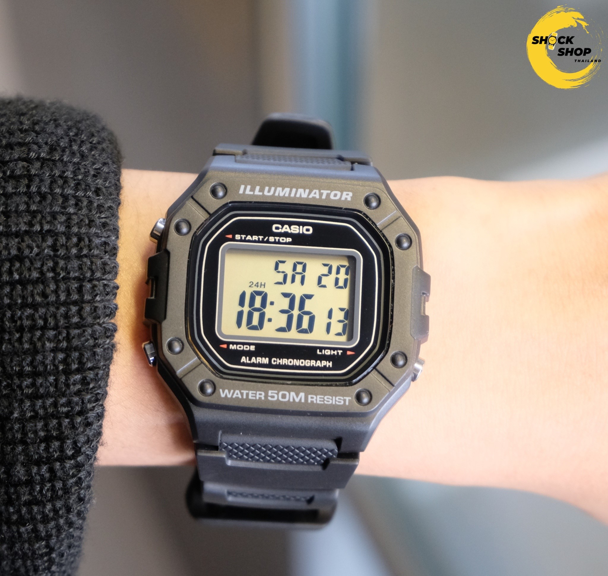 นาฬิกาข้อมือ Casio รุ่น W-218H-1AV คาสิโอ