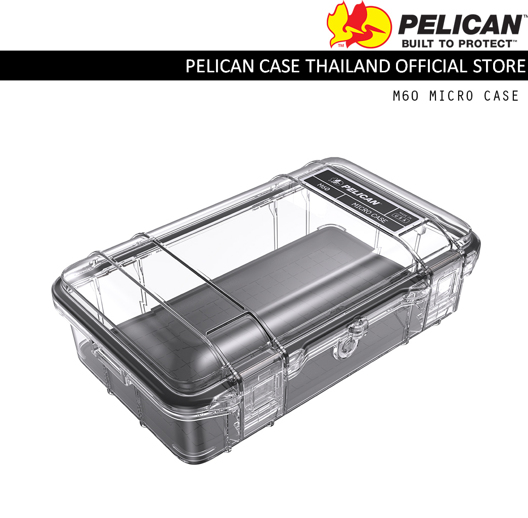 Pelican M60 MICRO CASE - Black / Clear