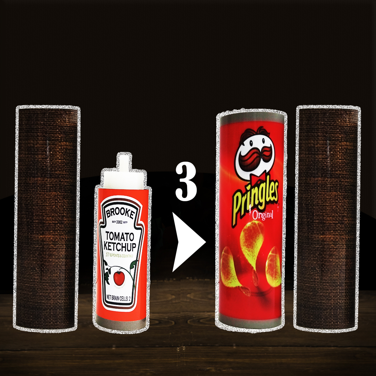 กระป๋องมันฝรั่ง ย้ายที่ / Chips and Sauce by Tora Magic