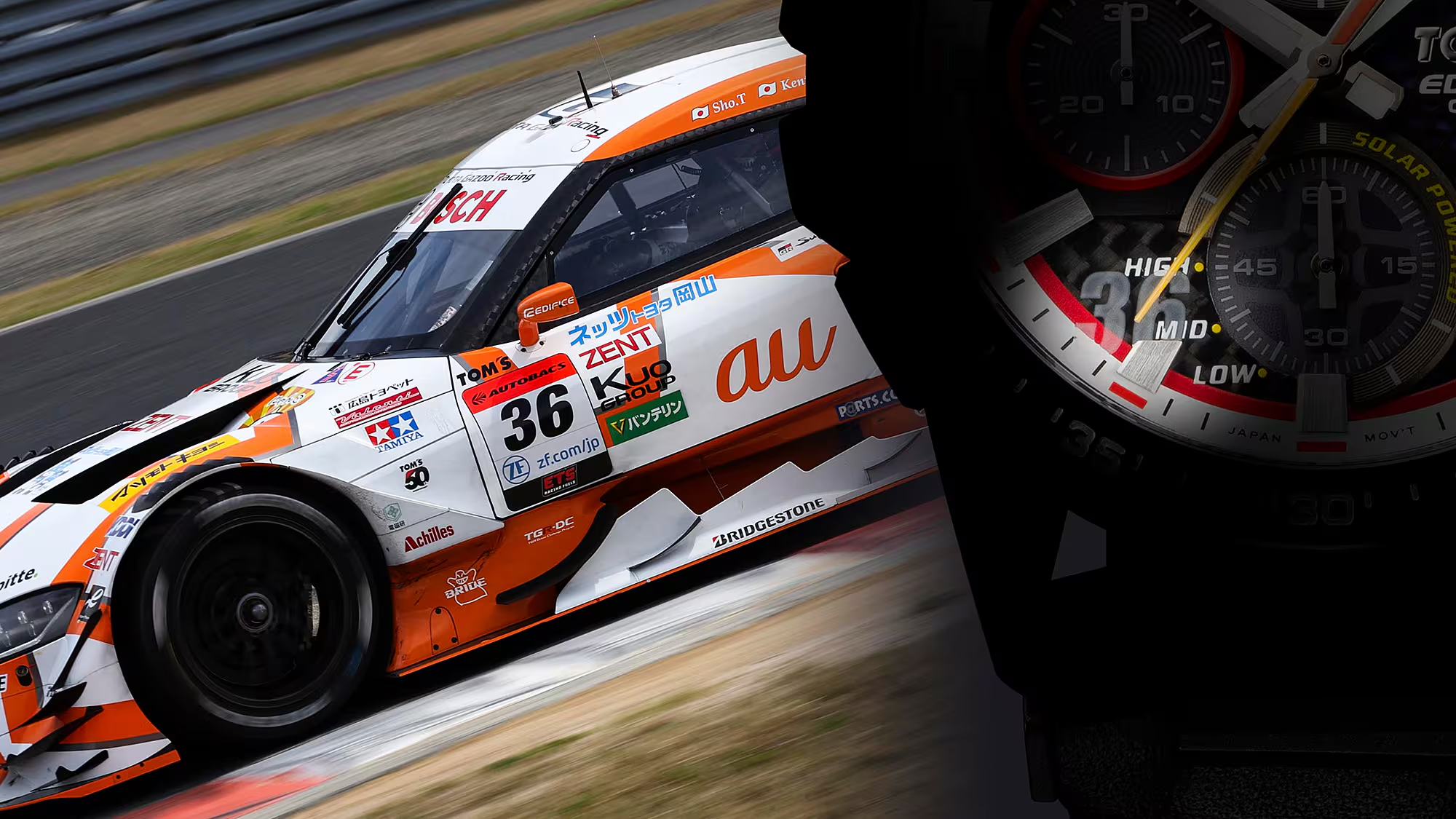 นาฬิกาผู้ชาย EDIFICE SOSPENSIONE รุ่น EFS-S641TMS-1A ฉลองครบรอบ 50 ปี ของ TOM’S