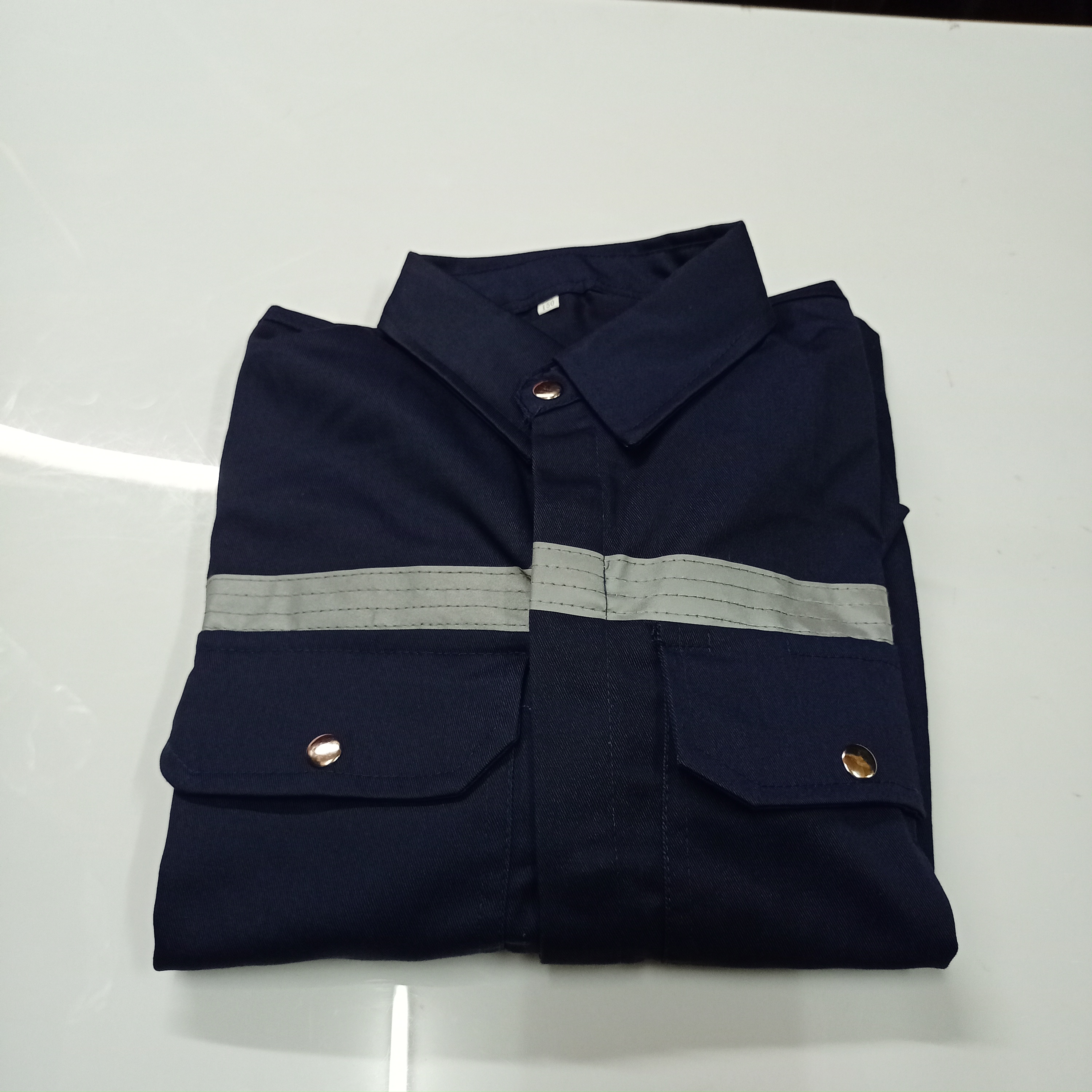 เสื้อช็อป ผ้าเวสปอยท์ สีกรม ไซส์ 3S - 2XL สำเนา สำเนา