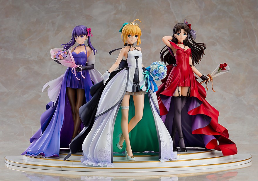 Saber, Rin Tohsaka and Sakura Matou 15th Celebration Dress Ver. Premium Box