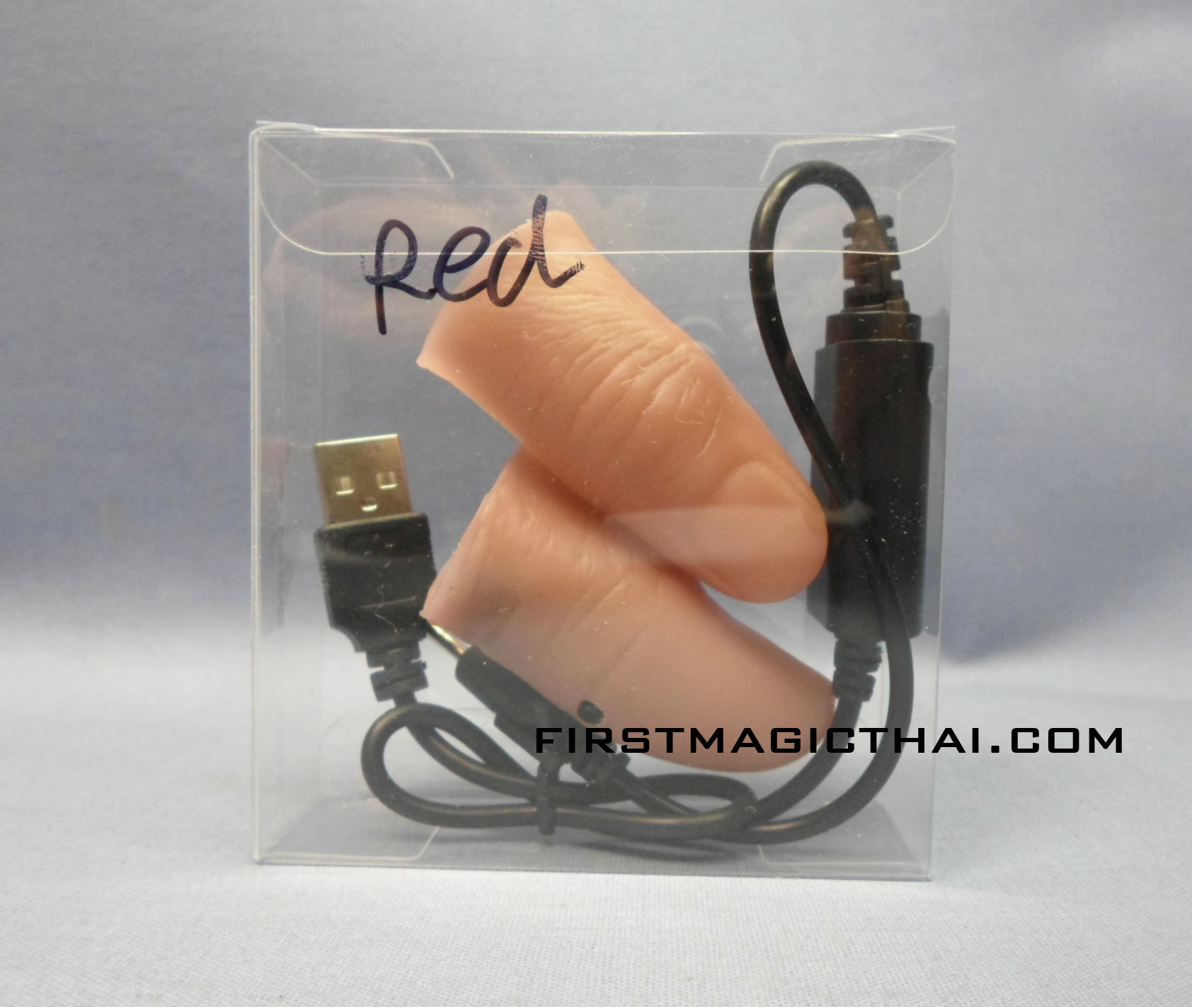 นิ้วไฟสีแดง แบบชาต / D'lite Red Colour