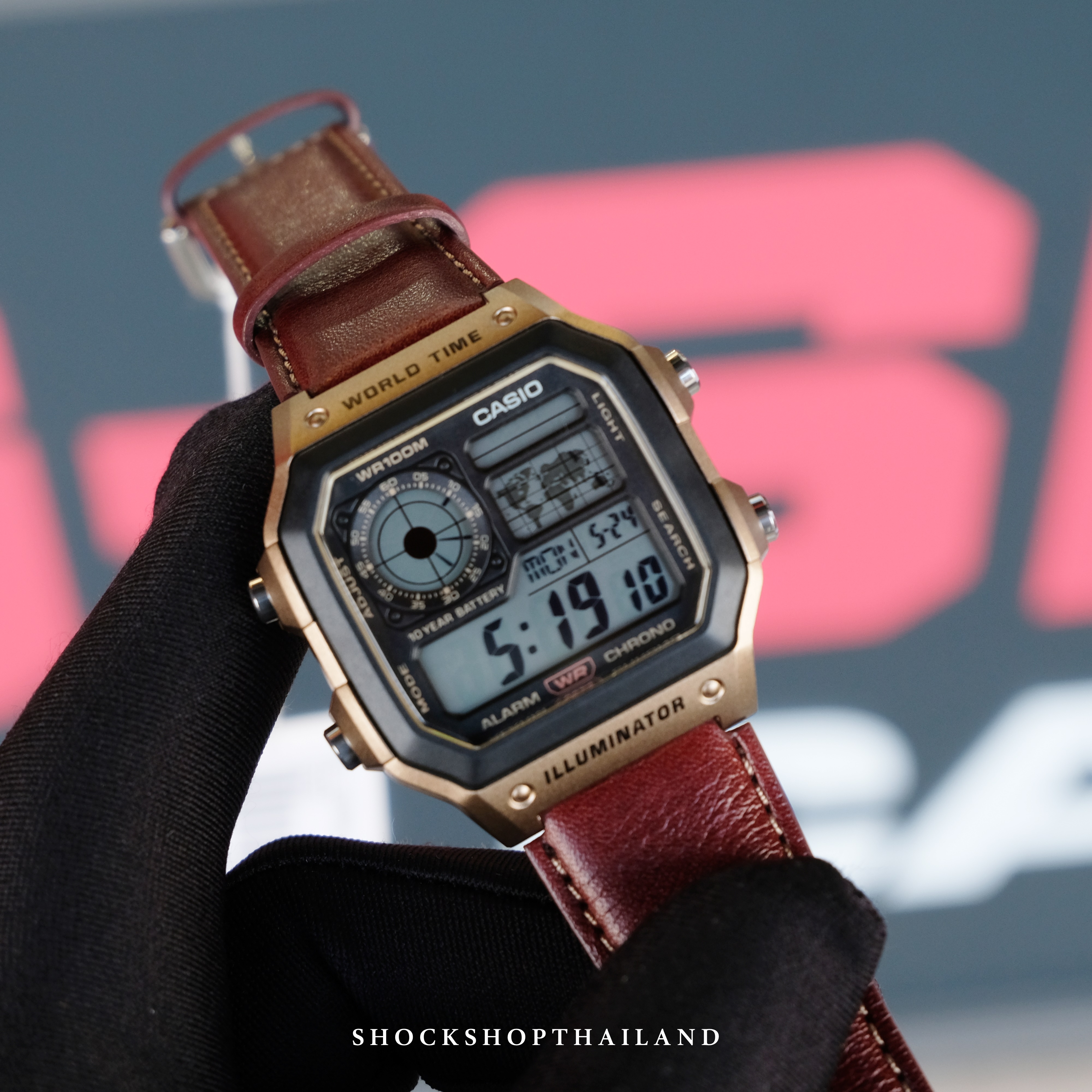 นาฬิกาข้อมือ ดิจิตอล CASIO รุ่น AE-1200WHL-5AV คาสิโอ