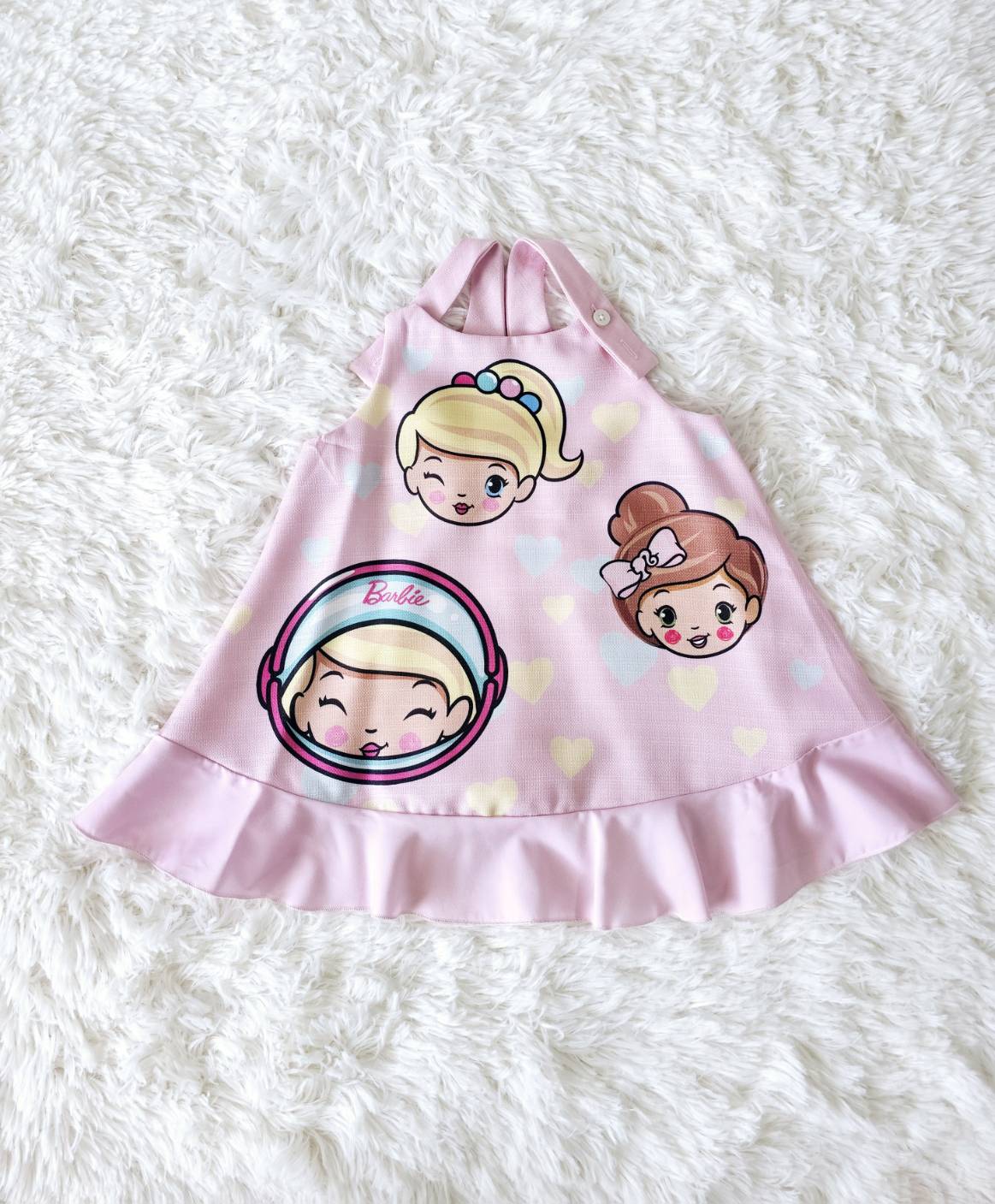 เดรส Barbie baby ไซส์ S (24m) Laugh by ChaLom มือสอง เหมือนใหม่ ไม่มีตำหนิ