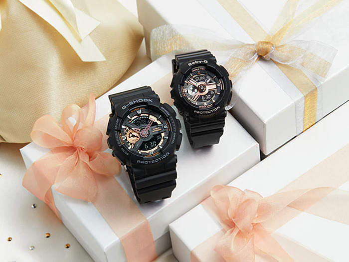 นาฬิกาผู้หญิง Casio BABY-G รุ่น BA-110RG-1A ซีรีส์ BA-110 เบบี้จี