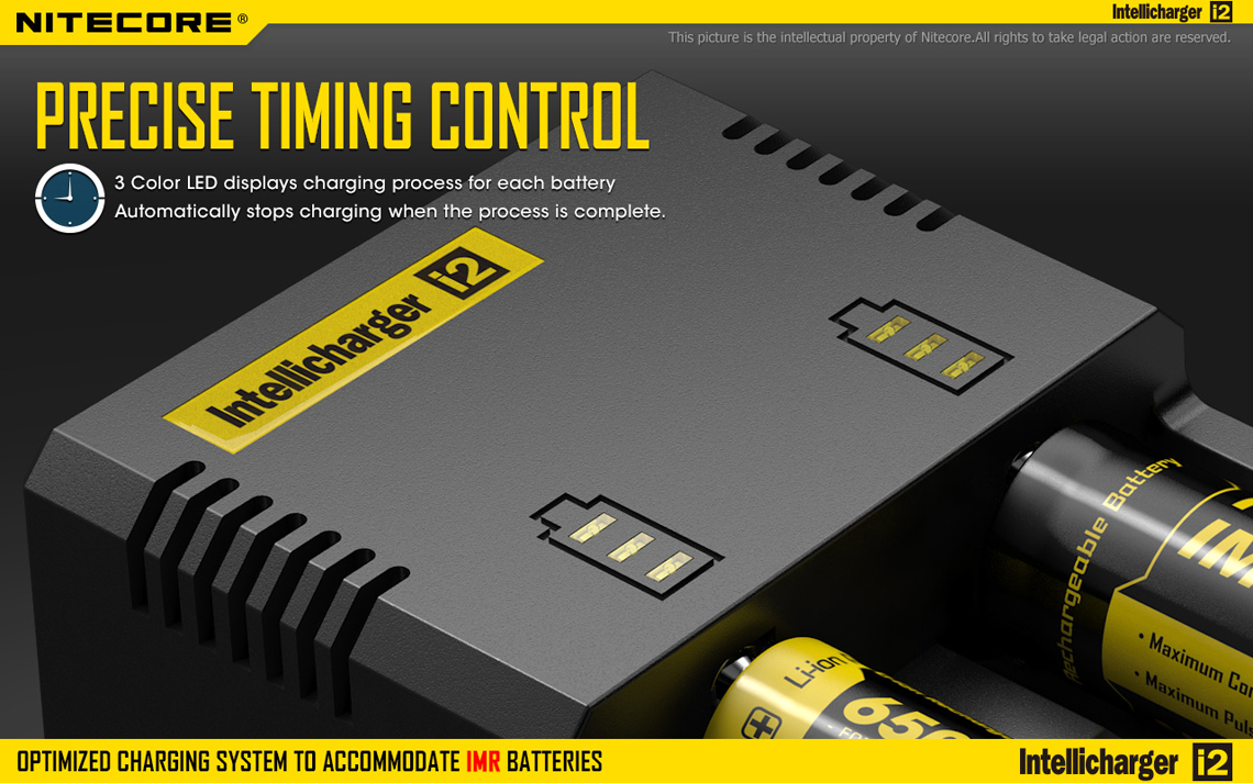 เครื่องชาร์จถ่านอัจฉริยะ Nitecore i2