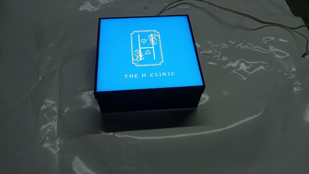 งานป้ายกล่องไฟ