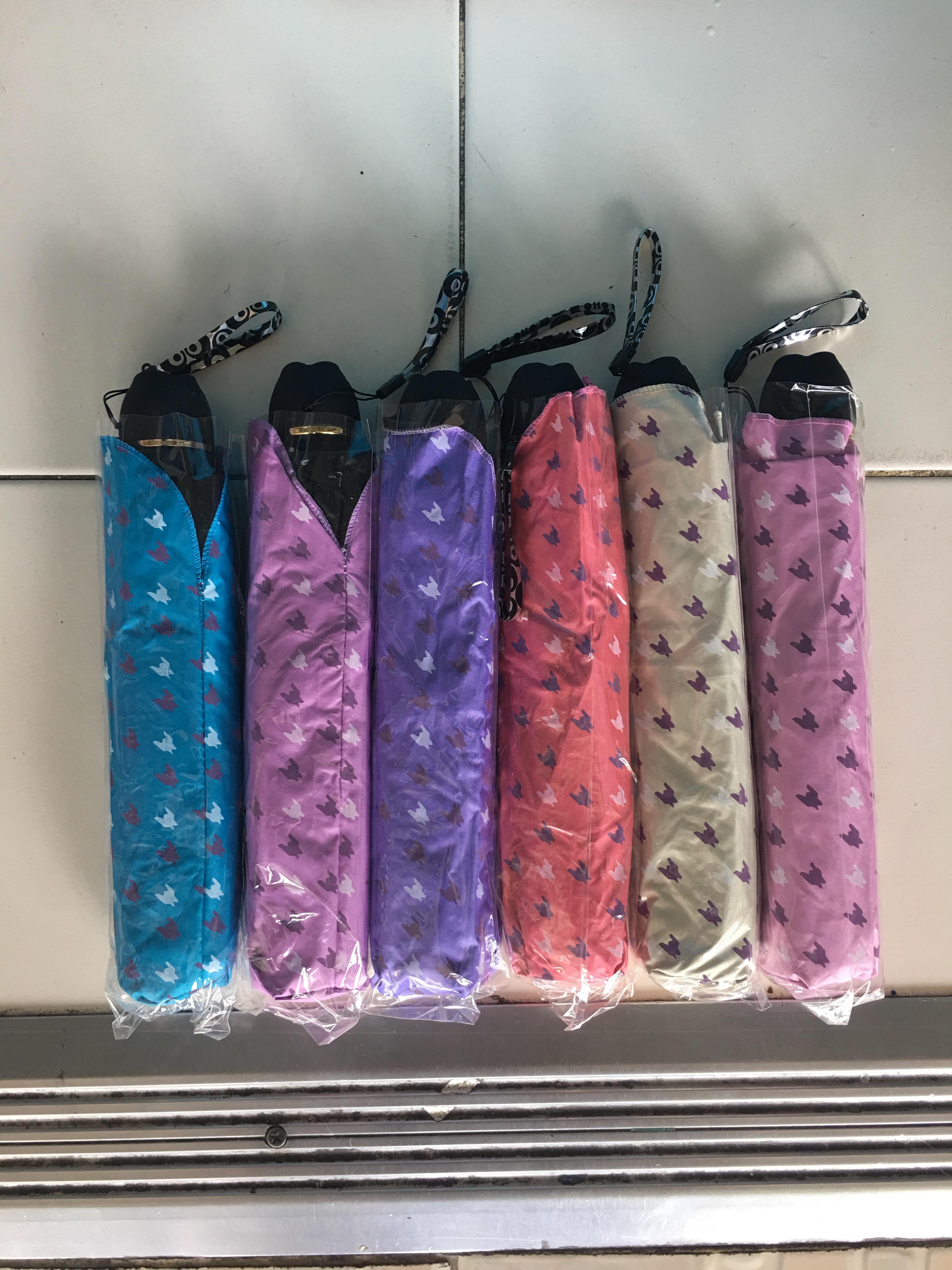 ร่มโค้งแฟชั่นยูวีดำรหัส3413