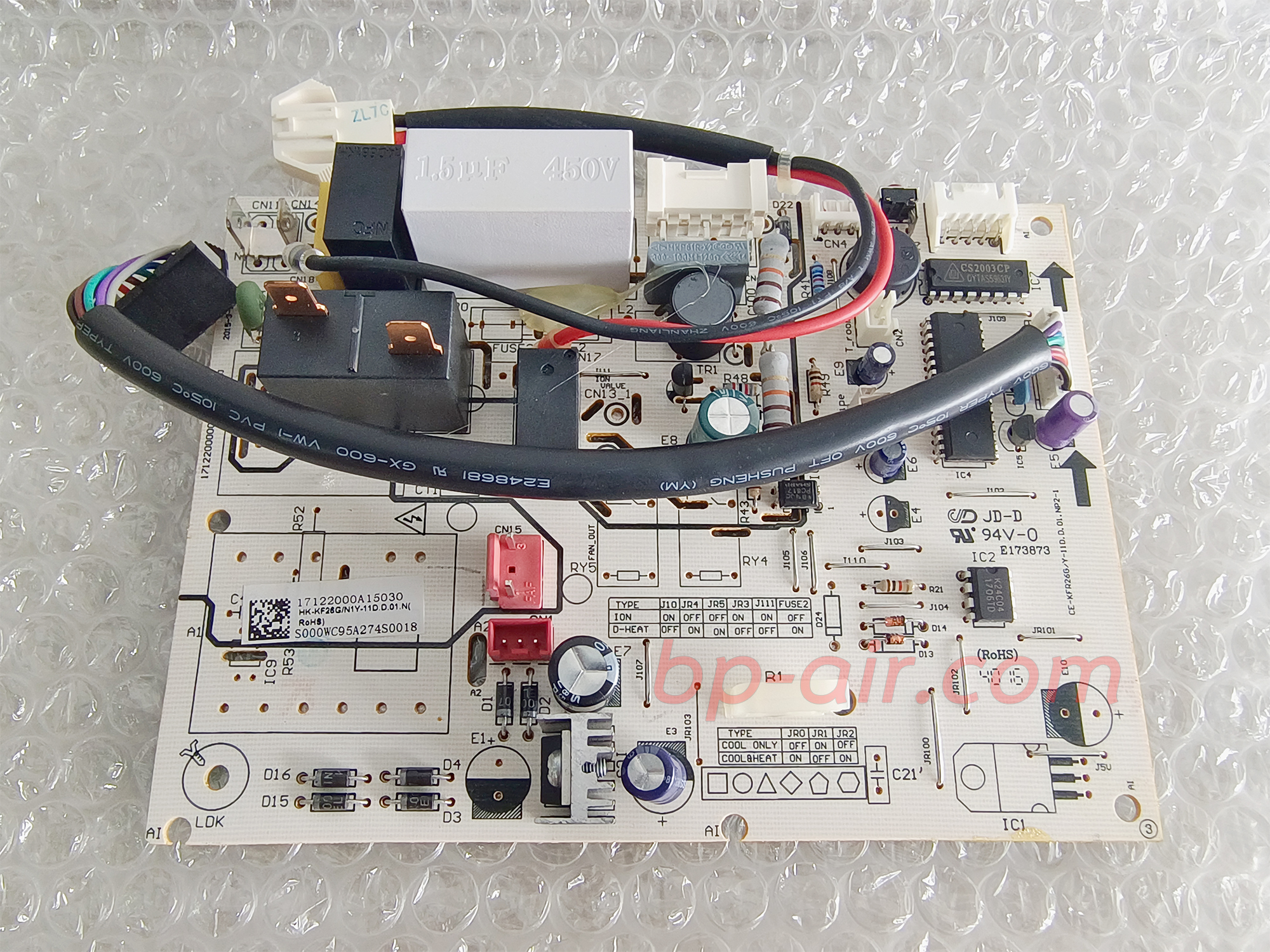 แผงเมนบอร์ดคอยล์เย็น Midea MS12F-09CRN1-PC8
