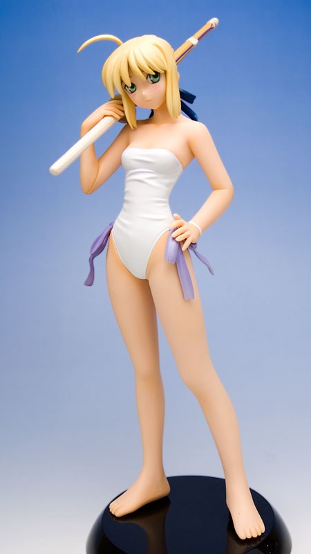 Saber White Swims