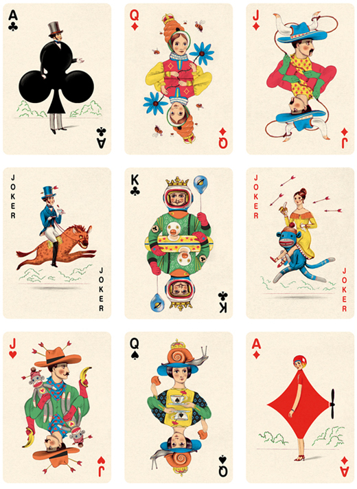 Odd Bods Playing Cards
