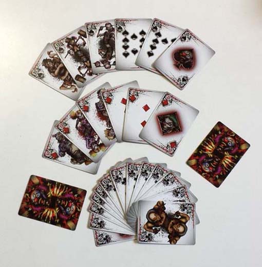 Bicycle Psycho Clowns Playing Cards