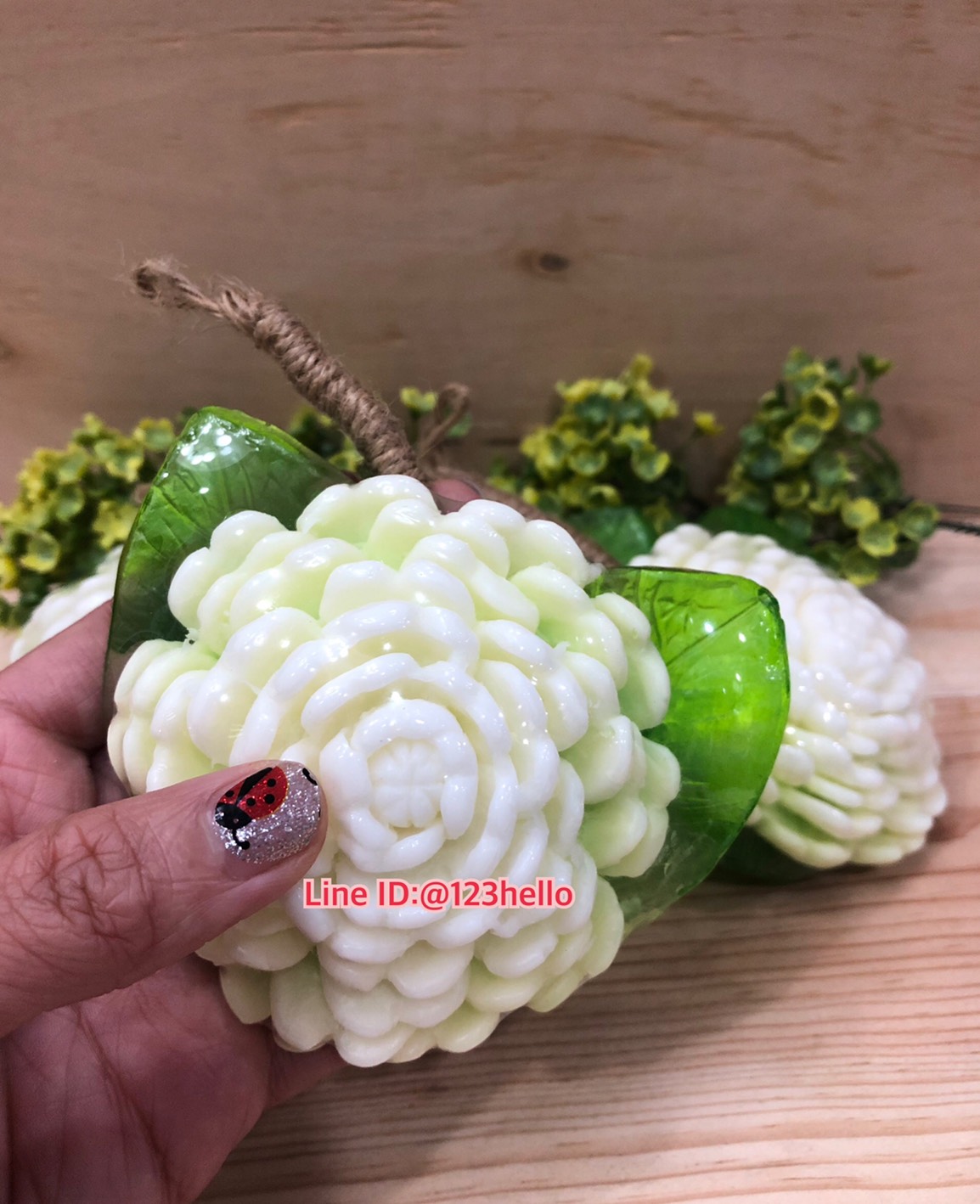 Fancy Soap small jasmine flower สบู่แฟนซี มะลิเล็ก