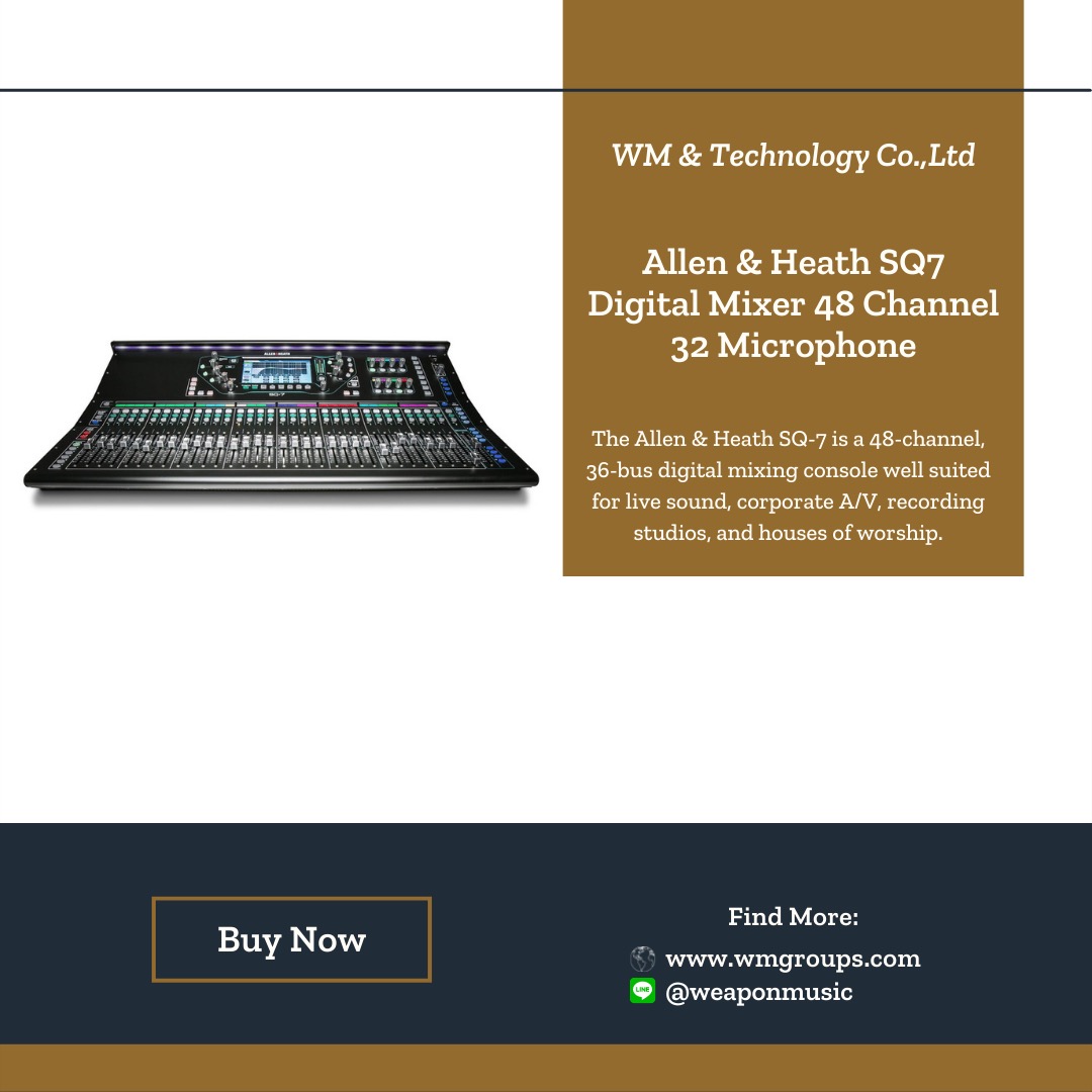 ALLEN & HEATH SQ7 | Digital Mixer 48 Channel / 32 Microphone
