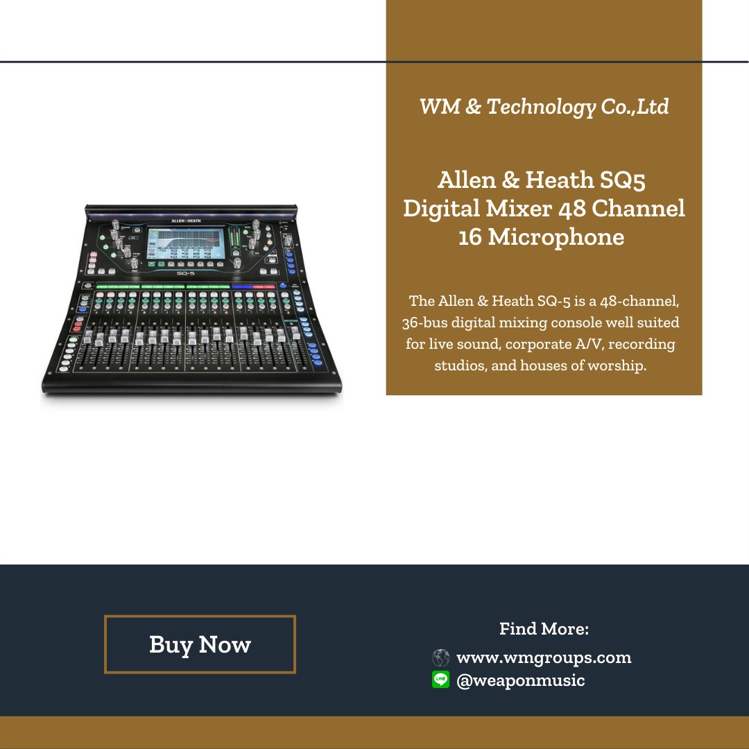 ALLEN & HEATH SQ5 | Digital Mixer 48 Channel / 16 Microphone