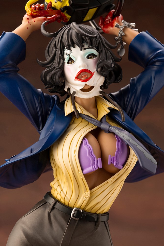 LEATHERFACE CHAINSAW DANCE BISHOUJO STATUE
