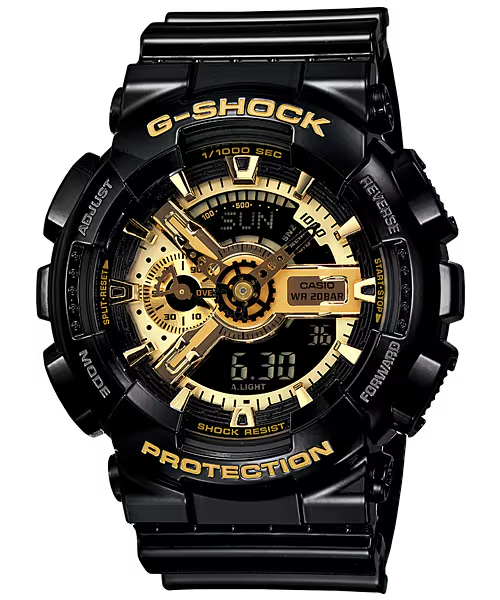 Casio G-Shock นาฬิกาผู้ชาย มือสอง ของแท้ รุ่น GA-110GB-1A ซีรีส์ GA-110 จีช็อค