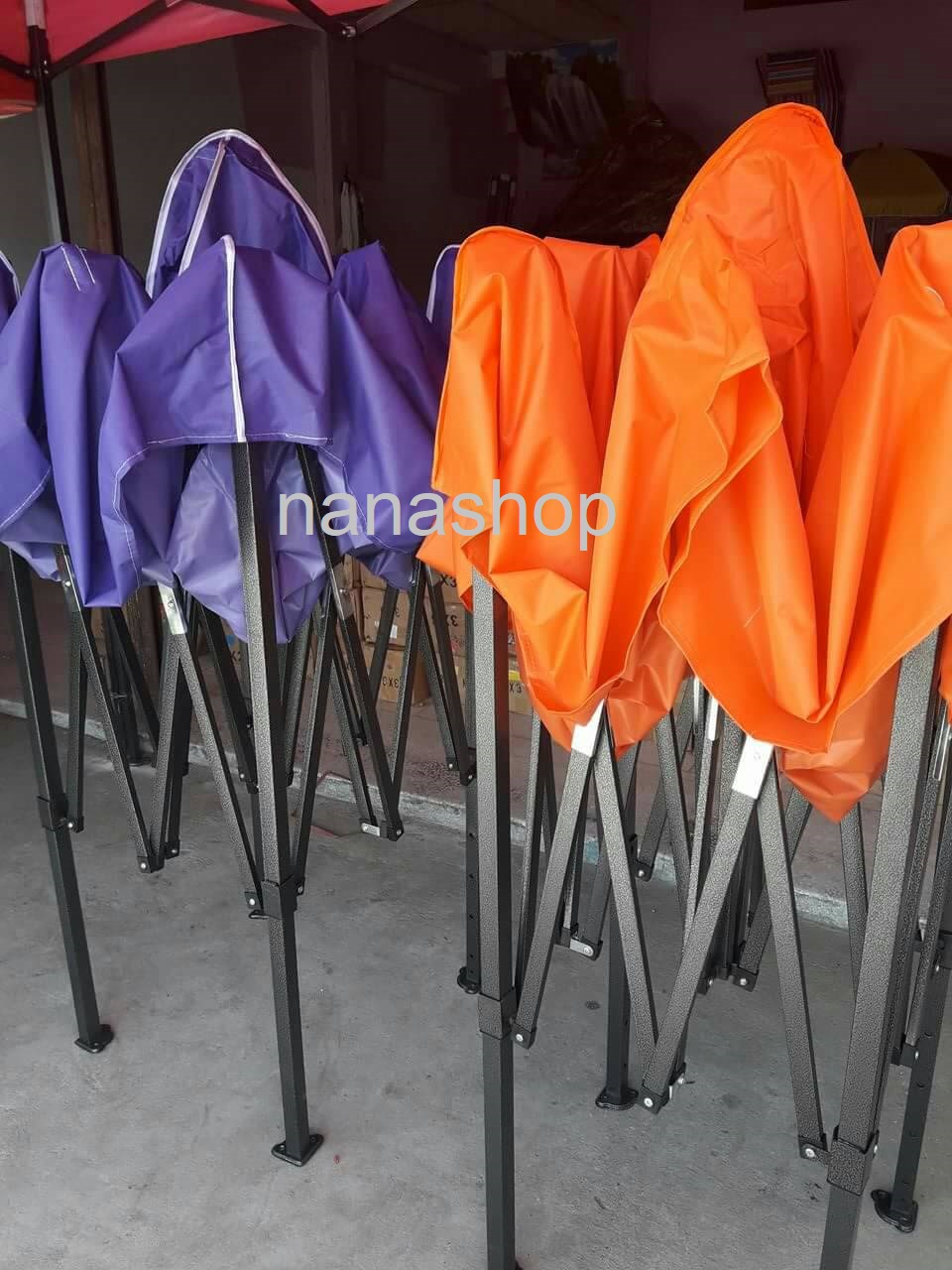 เต็นท์พับได้ ผ้าโพลีเอสเตอร์ 420D ขนาด 2x2 เมตร