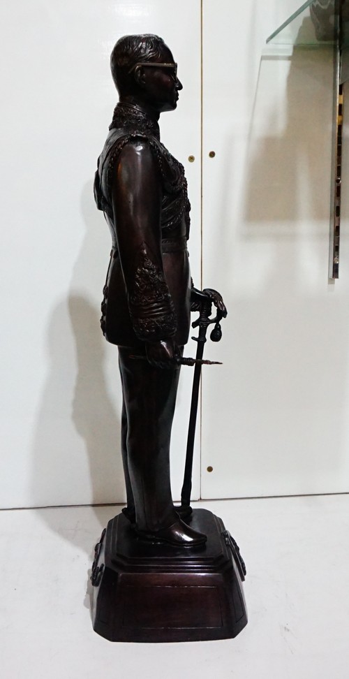 พระบรมรูป รัชกาลที่ 9 ประทับยืน ชุดทหาร สูง 56ซ.ม.