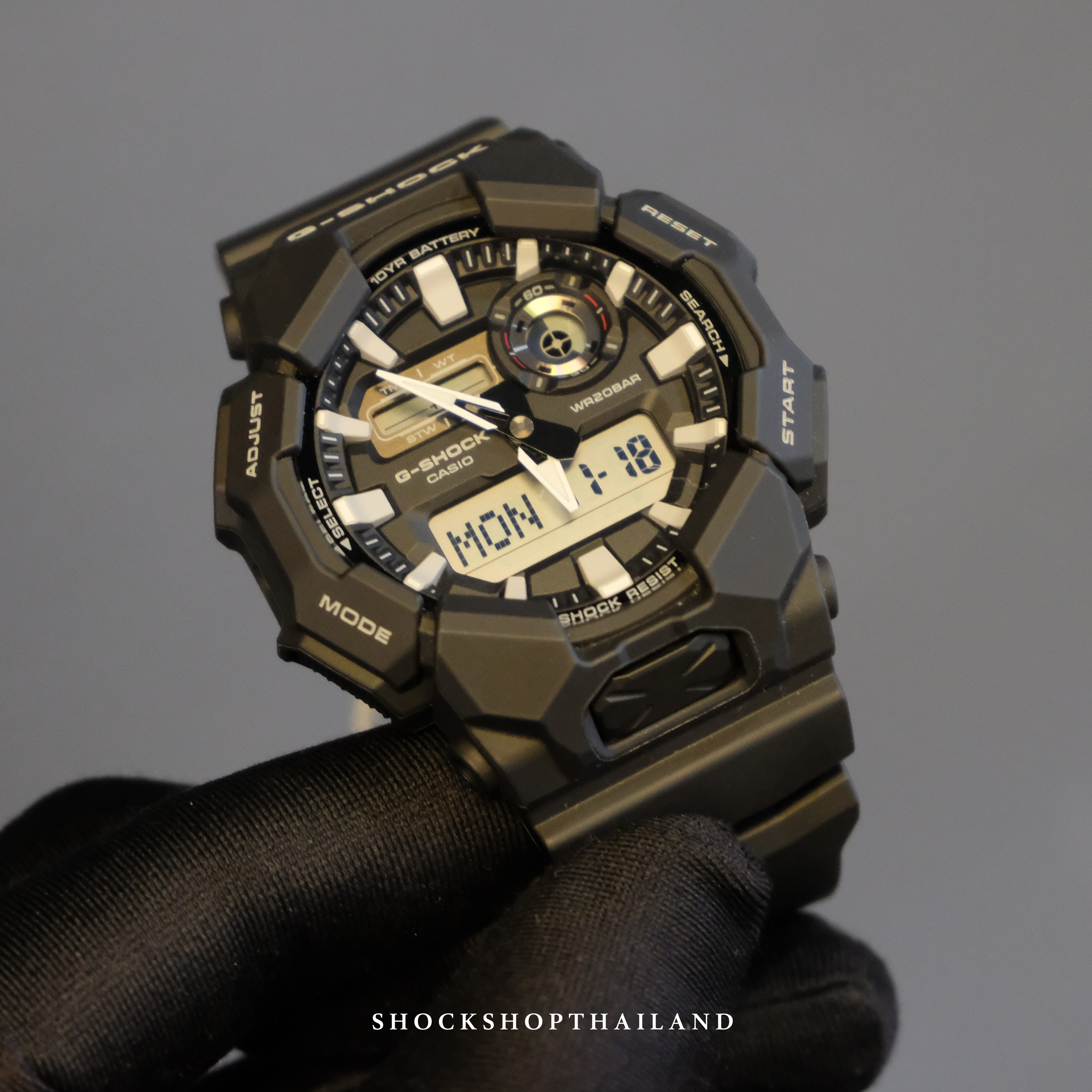 Casio G-Shock นาฬิกาผู้ชาย รุ่น GA-010-1A ซีรีส์ GA-010 จีช็อค