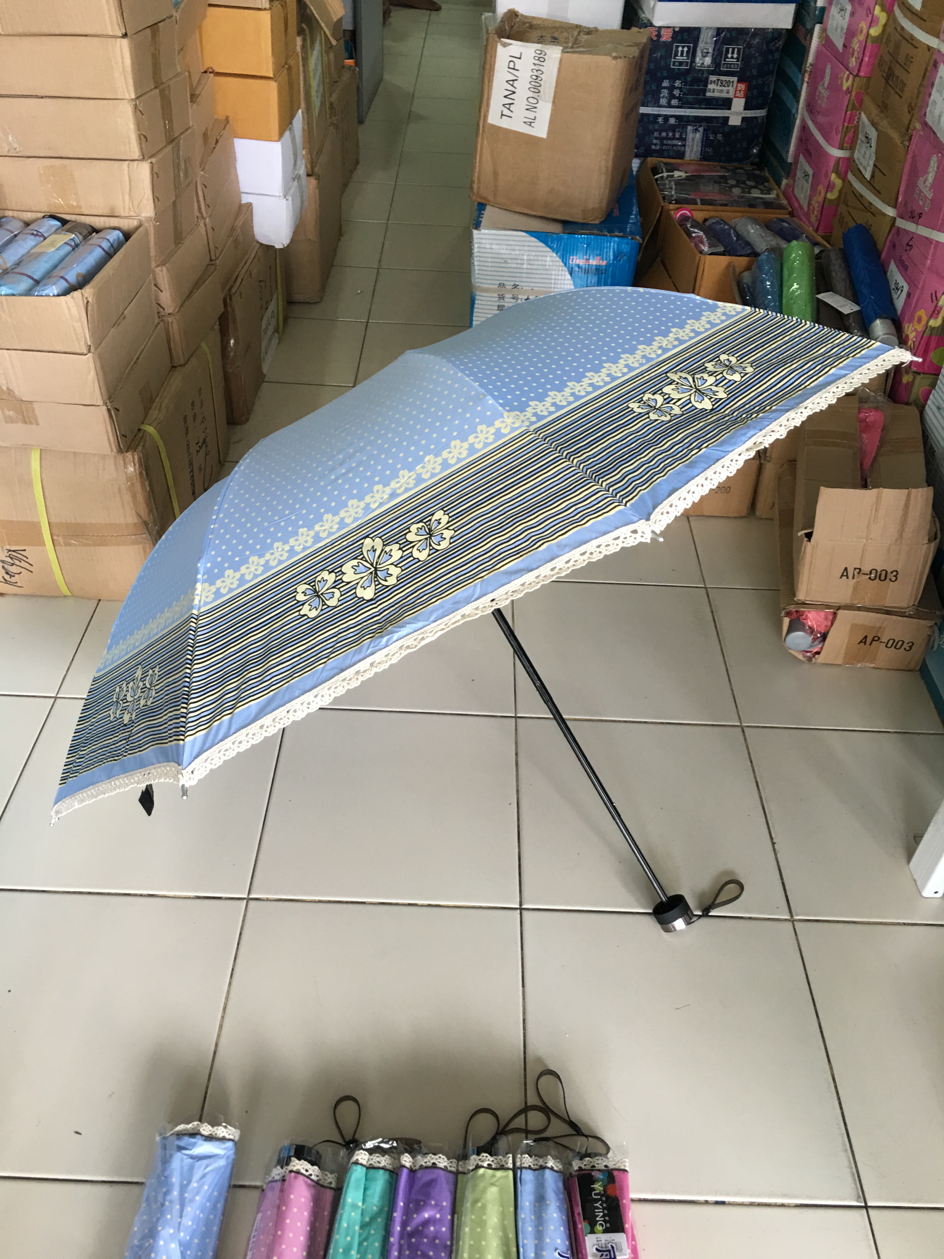 ร่มโค้งมีระบายลูกไม้รหัส 1613