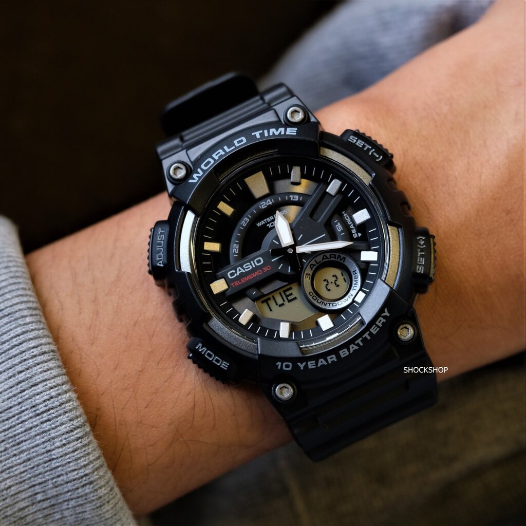 นาฬิกาผู้ชาย Casio รุ่น AEQ-110W-1AV คาสิโอ