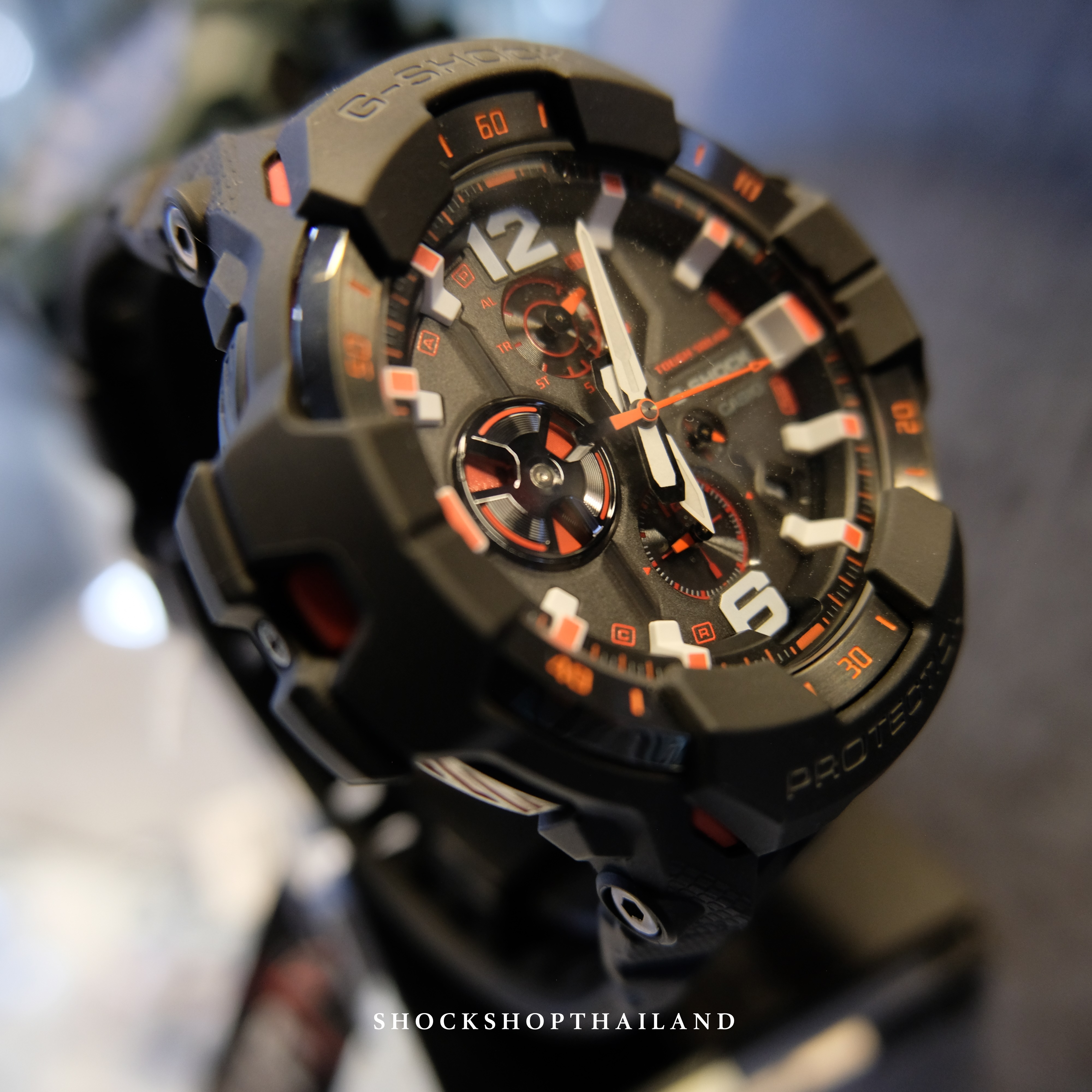 G-SHOCK GRAVITYMASTER นาฬิกาผู้ชาย รุ่น GR-B300-1A4 จีช็อค MASTER OF G - AIR