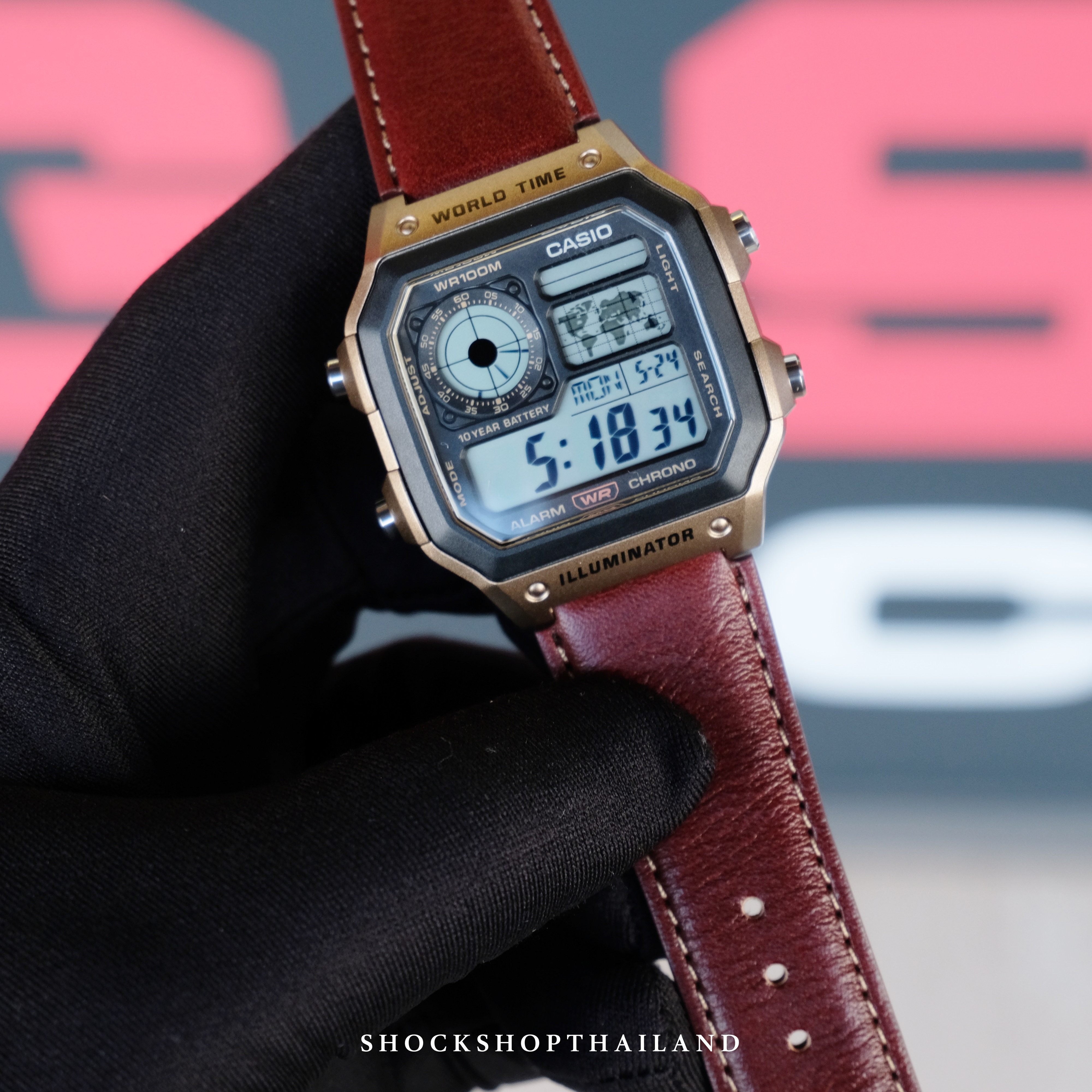 นาฬิกาข้อมือ ดิจิตอล CASIO รุ่น AE-1200WHL-5AV คาสิโอ