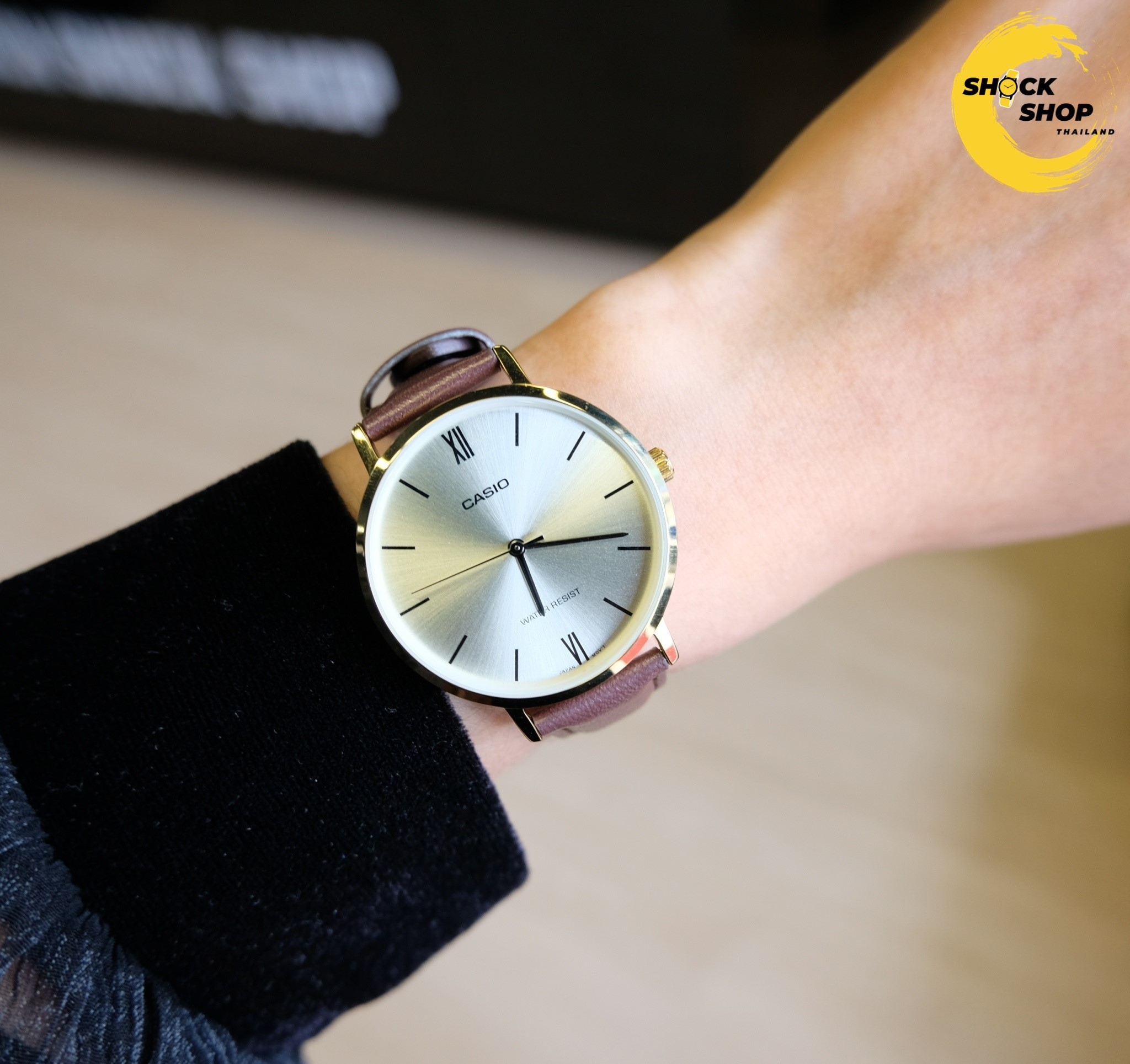 นาฬิกาผู้หญิง Casio รุ่น LTP-VT01GL-9B คาสิโอ