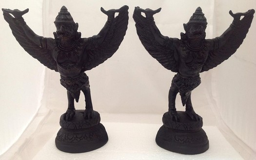 ครุฑ ทองเหลือง รมดำ 5นิ้ว