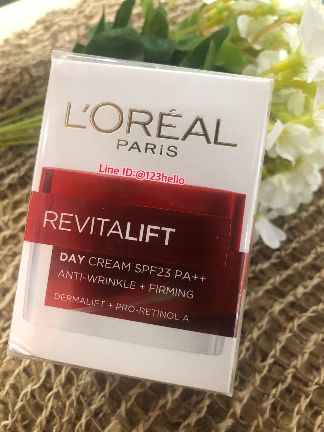 L’OREAL PARiS REVITALIFT ANTI-WRINKLE + FIRMING DAY CREAM SPF23 PA++ ลอรีอัล ปารีส รีไวทัลลิฟท์ แอนไท-ริงเคิล + เฟิร์มมิ่ง เดย์ครีม เอสพีเอฟ23 พีเอ++ 20 ml.
