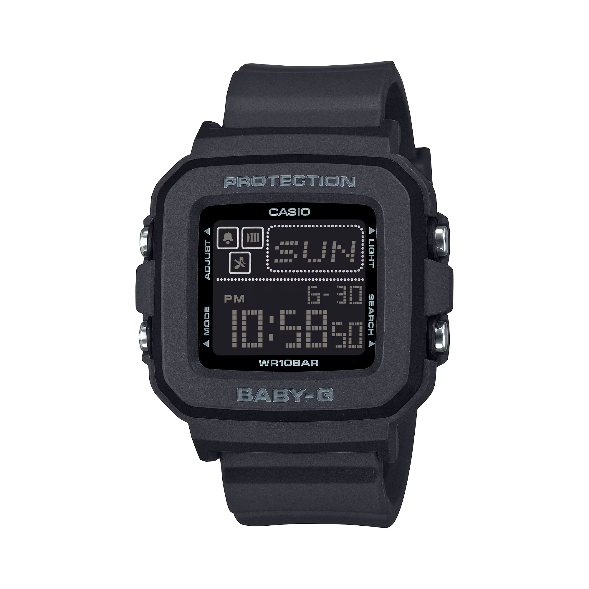 CASIO BABY-G นาฬิกาข้อมือ ผู้หญิง รุ่น BGD-10-1 ซีรีส์ BGD-10 เบบี้จี