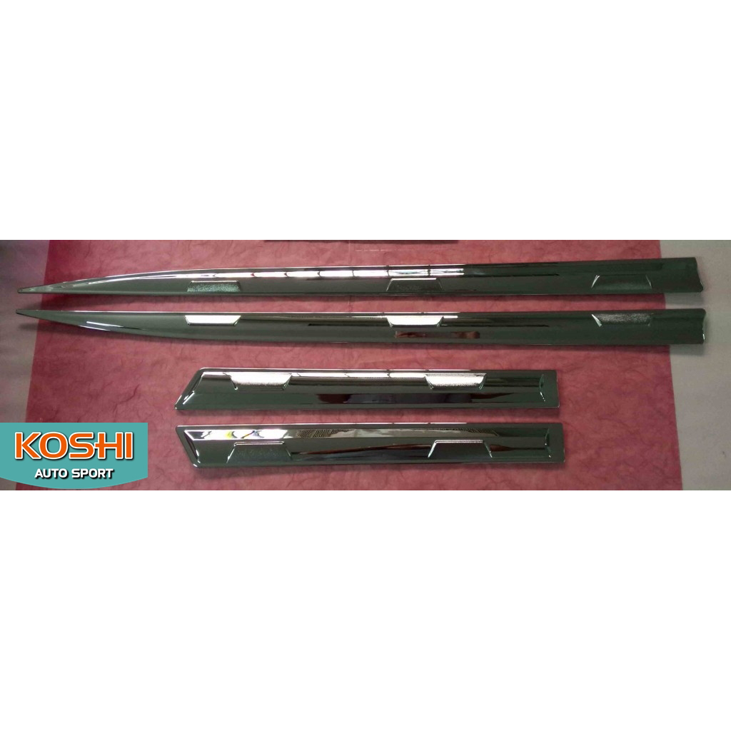 คิ้วขอบกระจก Nissan Navara 2015 รุ่น 2 ประตู ยี่ห้อ lekone (4ชิ้น)