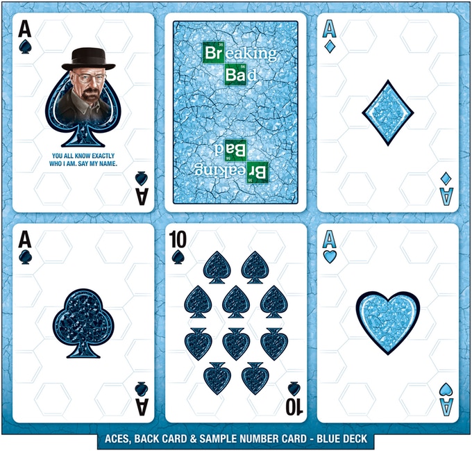 Breaking Bad Blue Ice Playing Cards