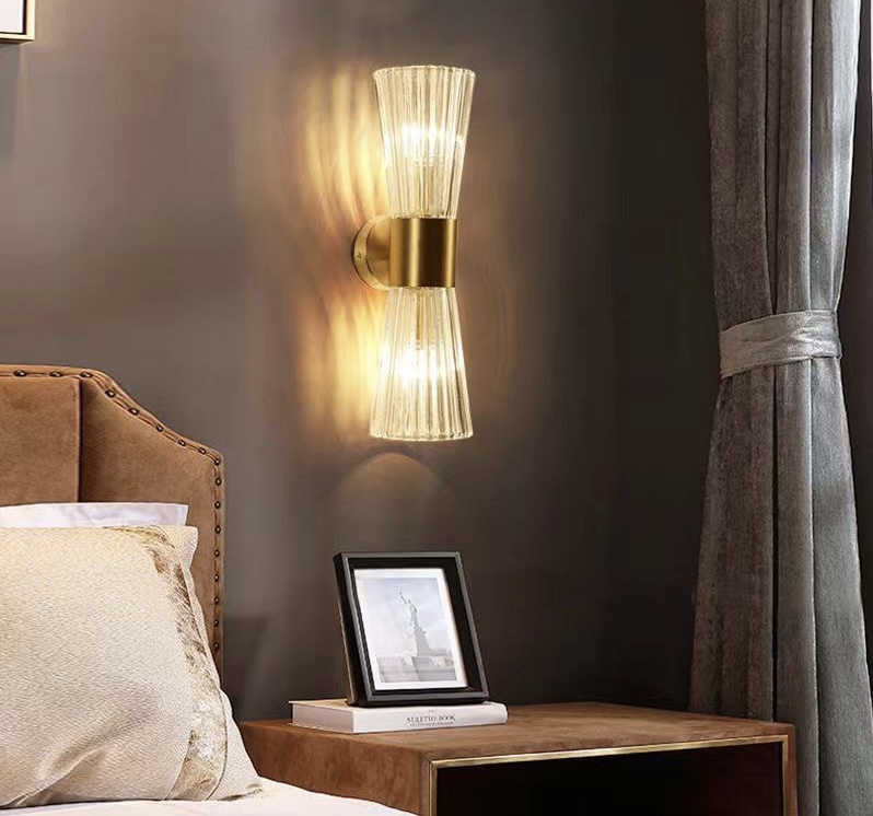 ไฟติดผนัง ไฟผนัง Led Wall Lamp คริสตัล มินิมอล ไฟข้างเตียง bedside lights บันได ทางเดิน โคมไฟติดผนัง โคมไฟ สวยทันสมัย ไฟตกแต่ง ห้องนอน ห้องนั่งเล่น ห้องรับแขก หรูหรา ทนทาน ประหยัดไฟ