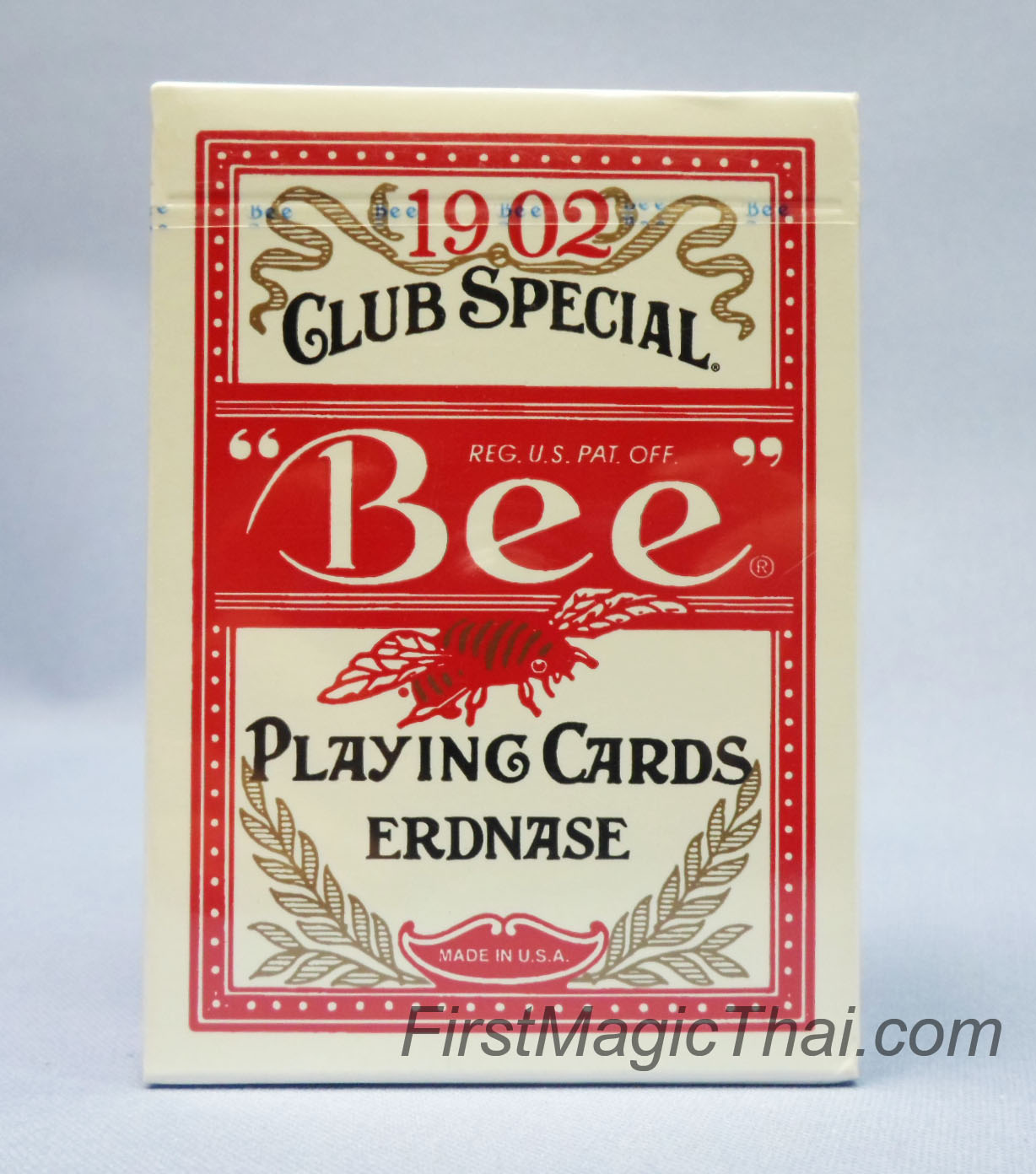 Bee Erdnase 1902 Acorn back (Red)