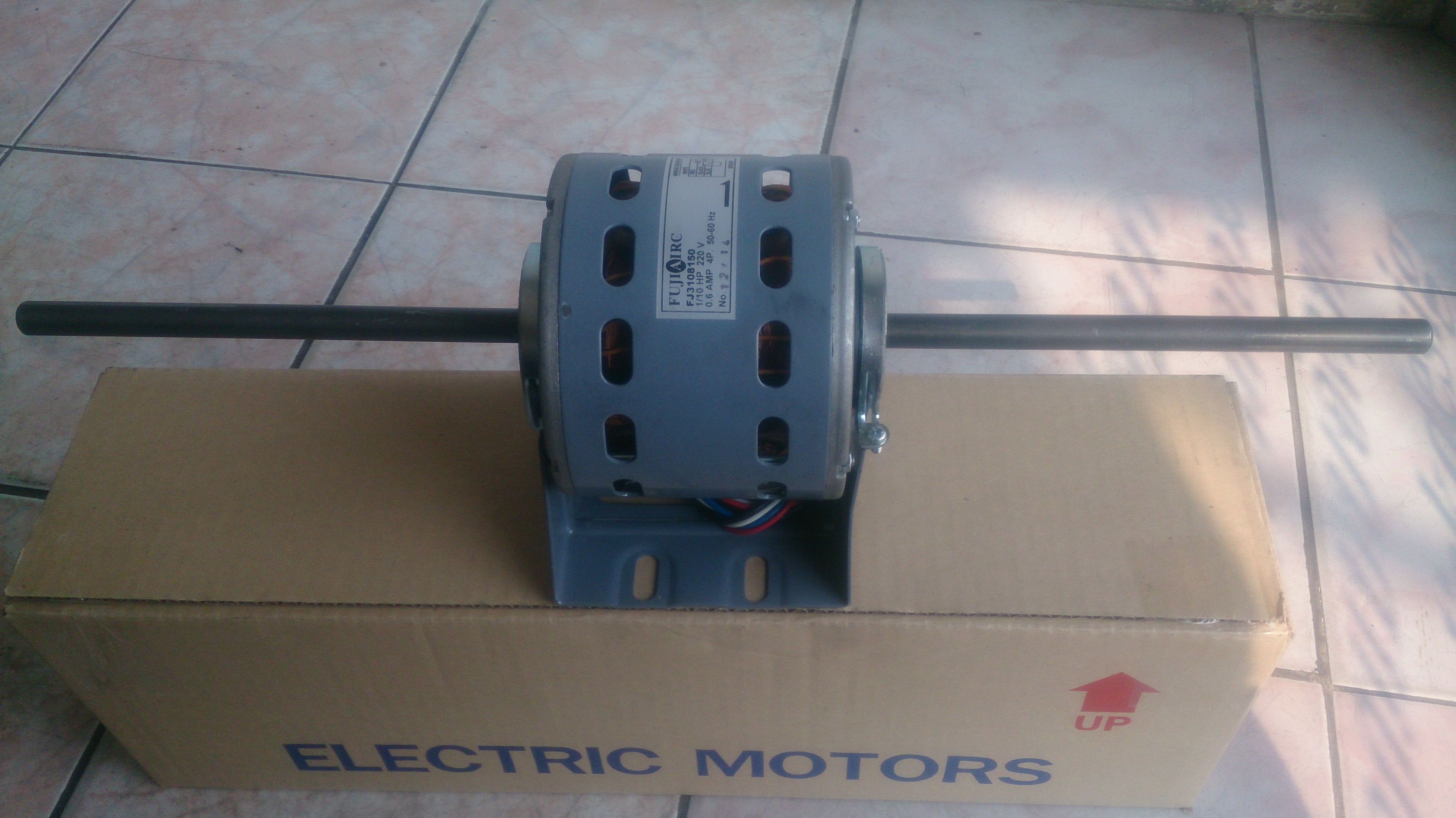 มอเตอร์คอล์ยเย็น แอร์แขวน 2 แกน 1/20 HP