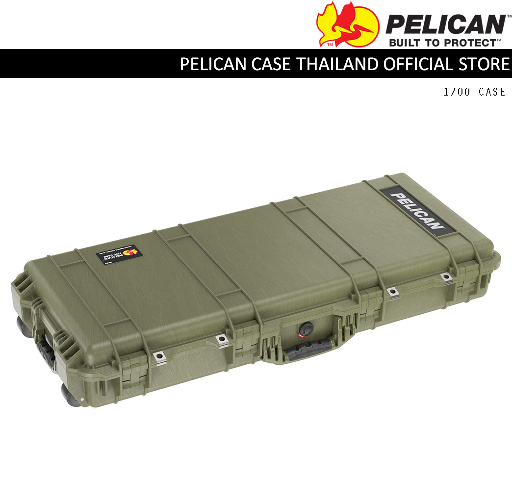 PELICAN 1700 CASE WITH FOAM - OD GREEN