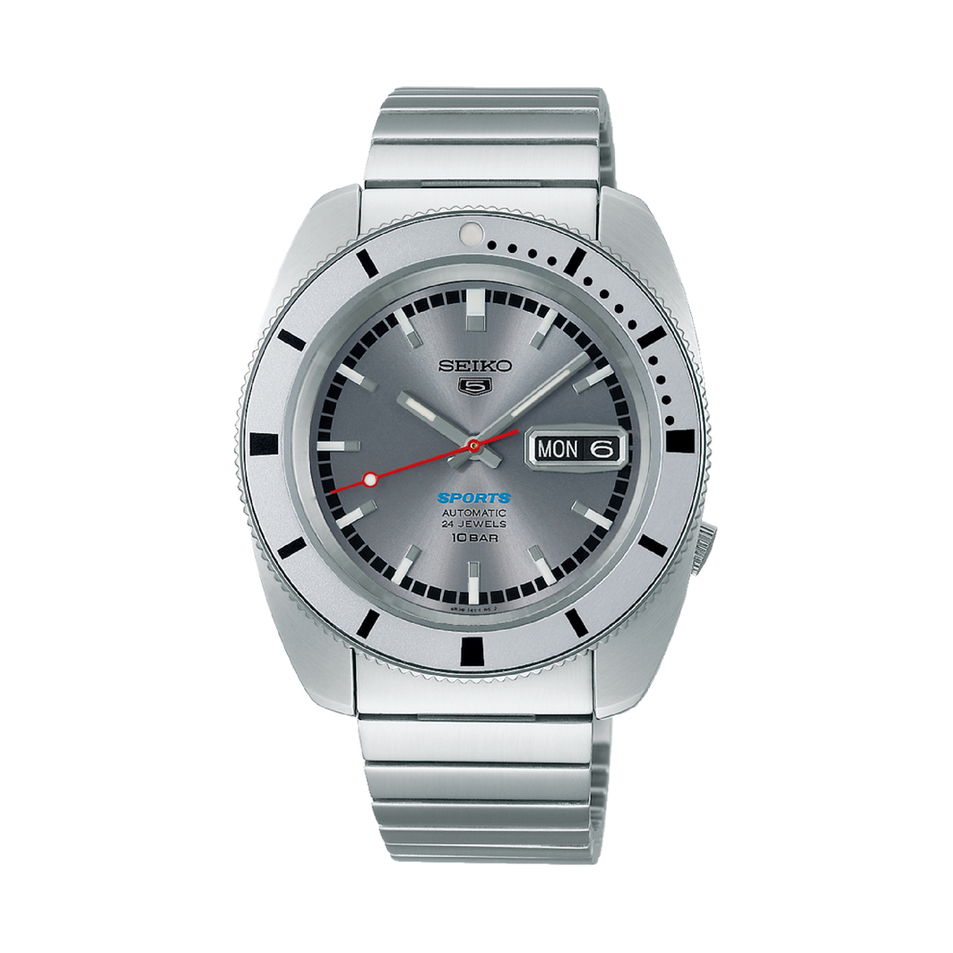 นาฬิกาผู้ชาย SEIKO 5 Sports ‘Ash Blue’ 1968 Limited Edition รุ่น SRPL03K ไซโก