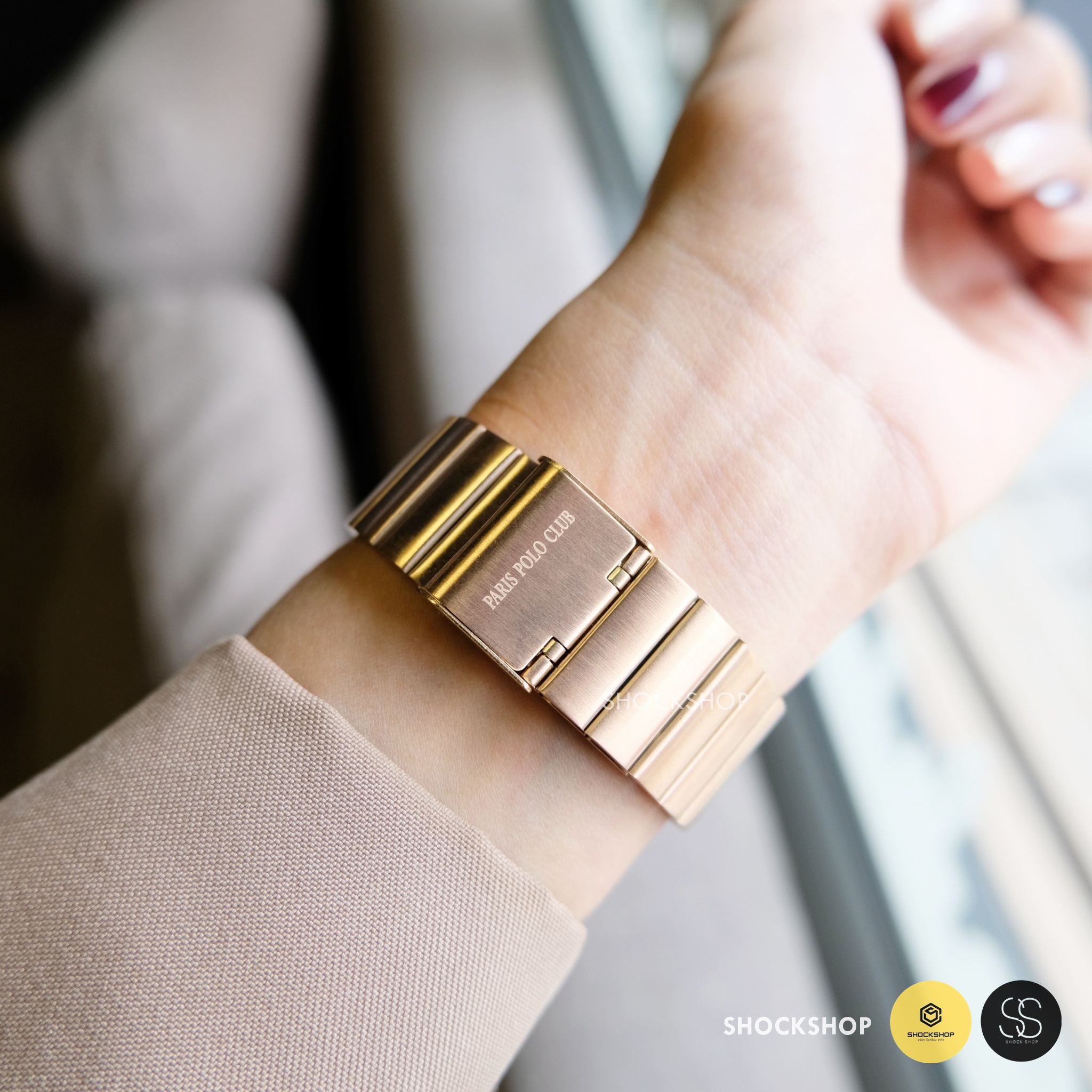 Paris Polo Club นาฬิกาข้อมือผู้หญิง รุ่น PPC-230209-RG โปโล