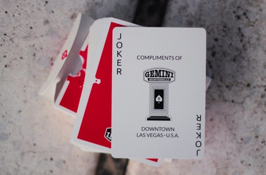 Gemini Casino playing cards (Red)