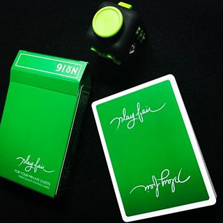 Play Fair V2 Playing Cards (Green)