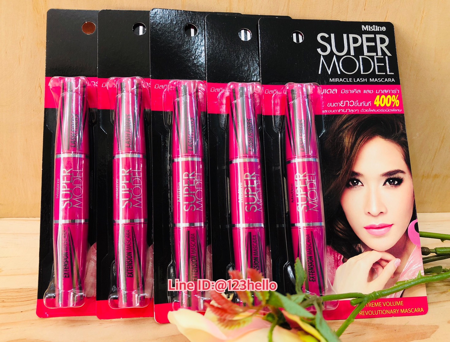 Mistine SUPER MODEL MIRACLE LASH MASCARA มิสทิน ซุปเปอร์ โมเดล มิราเคิล แลช มาสคาร่า 5.5 กรัม