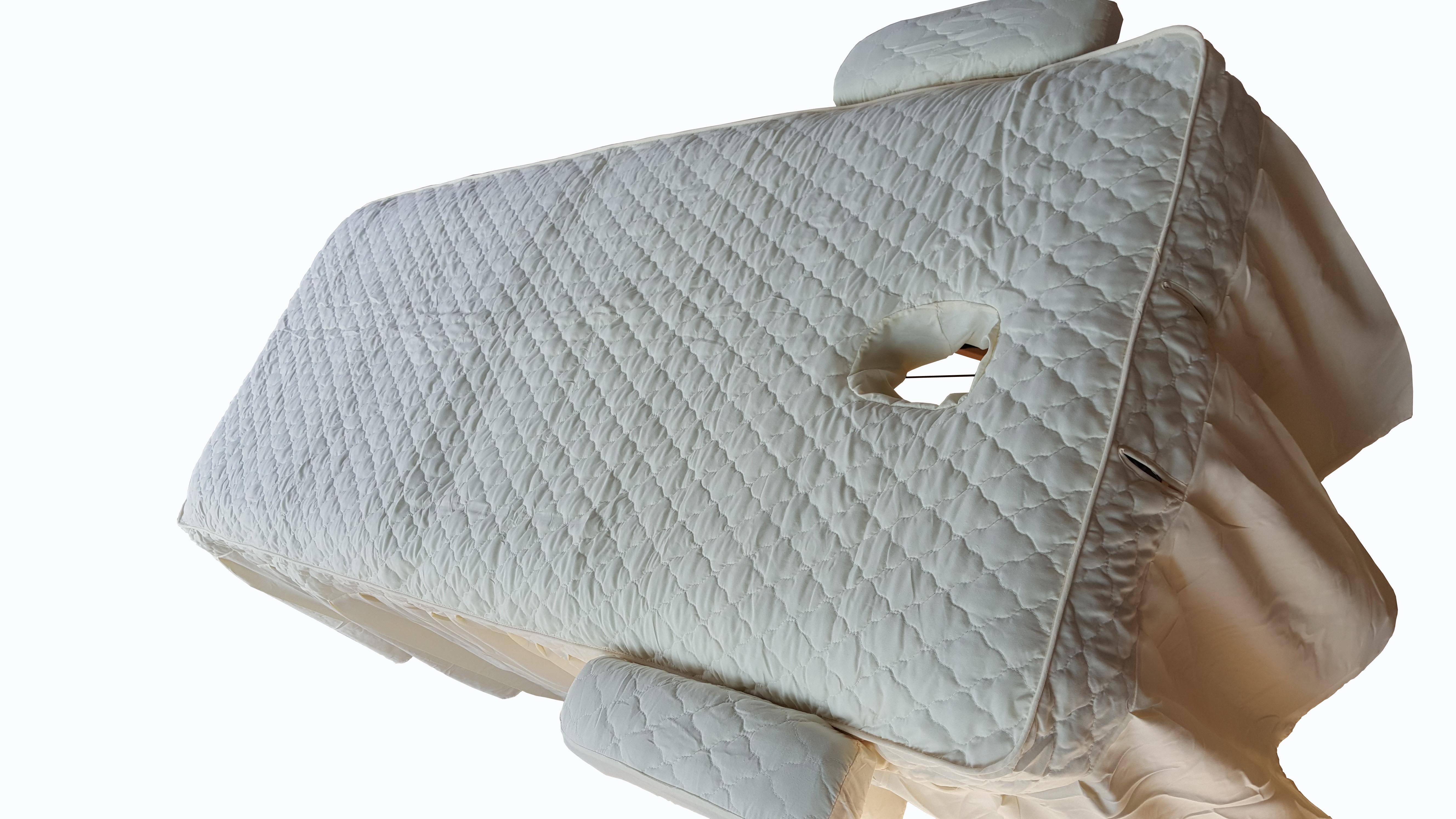 ผ้าคลุมเตียงสปา Luxury quilted design size 186x75x60 cm