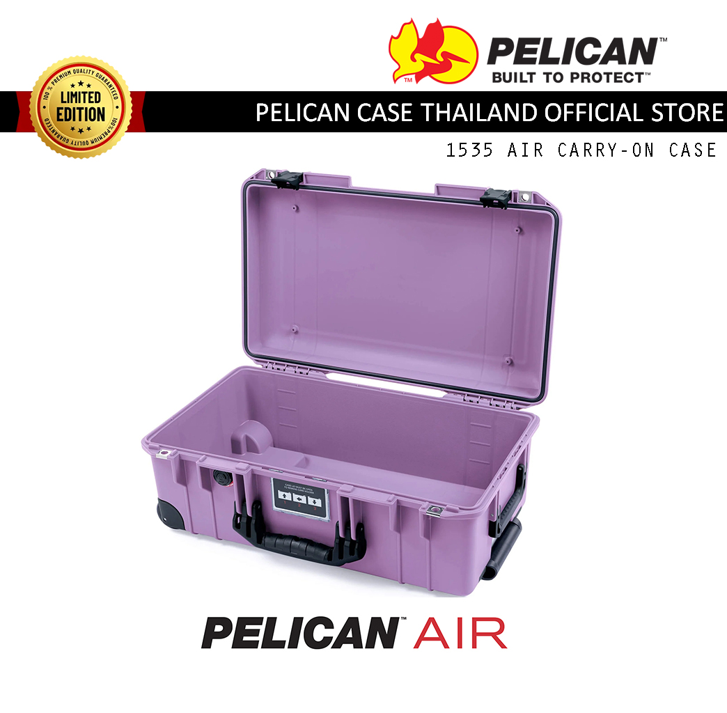 Pelican 1535 Air Case No Foam - Lilac / Black