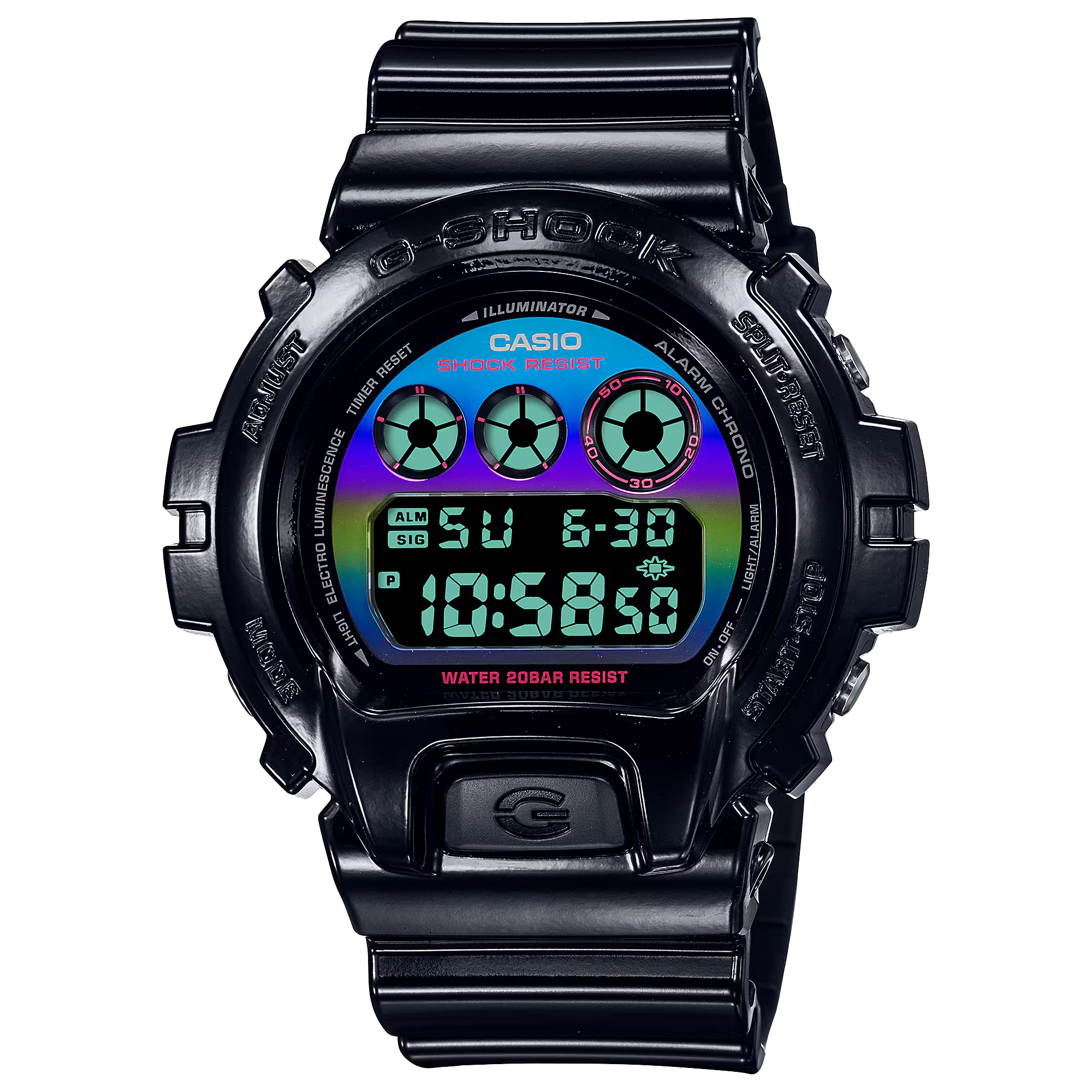 นาฬิกาผู้ชาย G-SHOCK รุ่น DW-6900RGB-1 ซีรีส์ 6900 จีช็อค