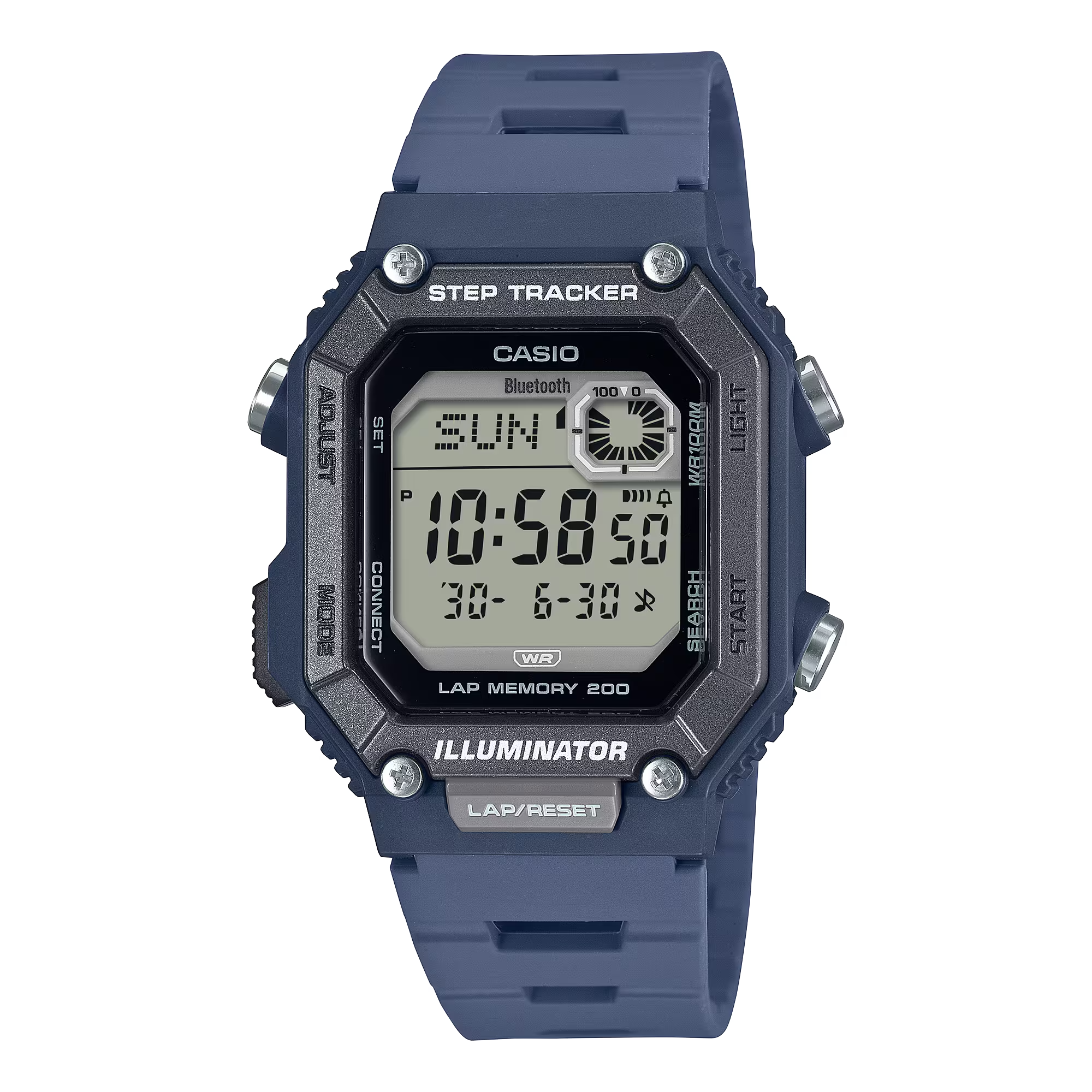 นาฬิกาข้อมือ CASIO ดิจิตอล รุ่น WS-B1000-2AV คาสิโอ