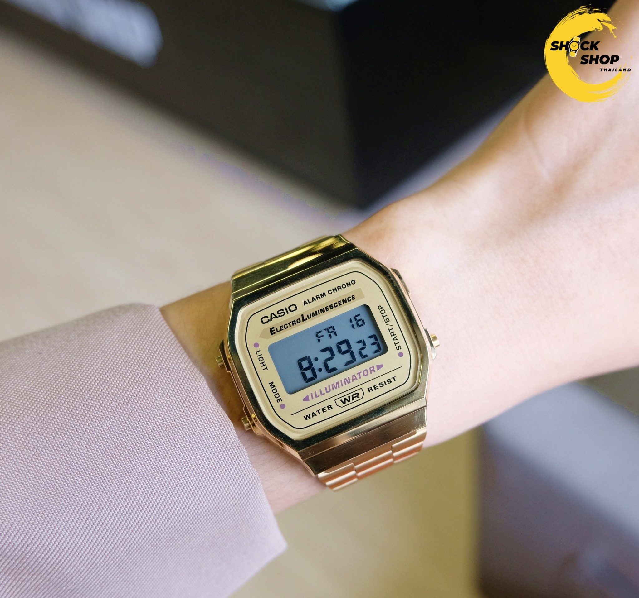 นาฬิกาผู้หญิง Casio รุ่น A168WG-9W คาสิโอ